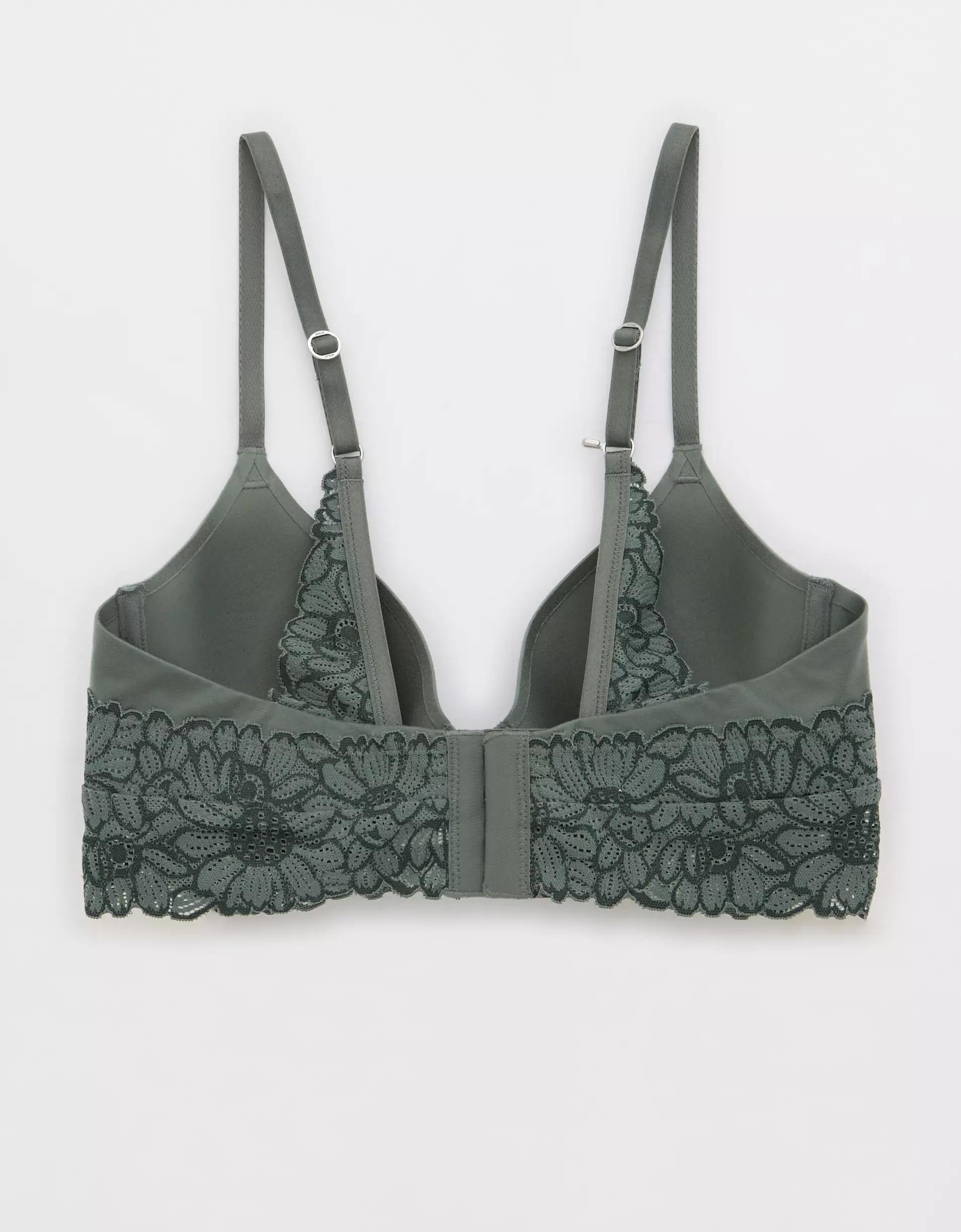 Sunnie Bloom Lace Trim Full Coverage Lightly Lined Bra Product Image