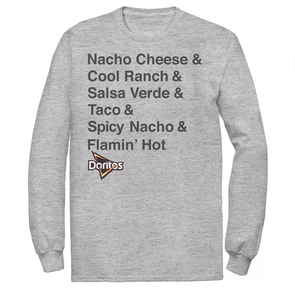 Big & Tall Doritos Tortilla Chips Flavors Long Sleeve Graphic Tee, Men's,  Product Image