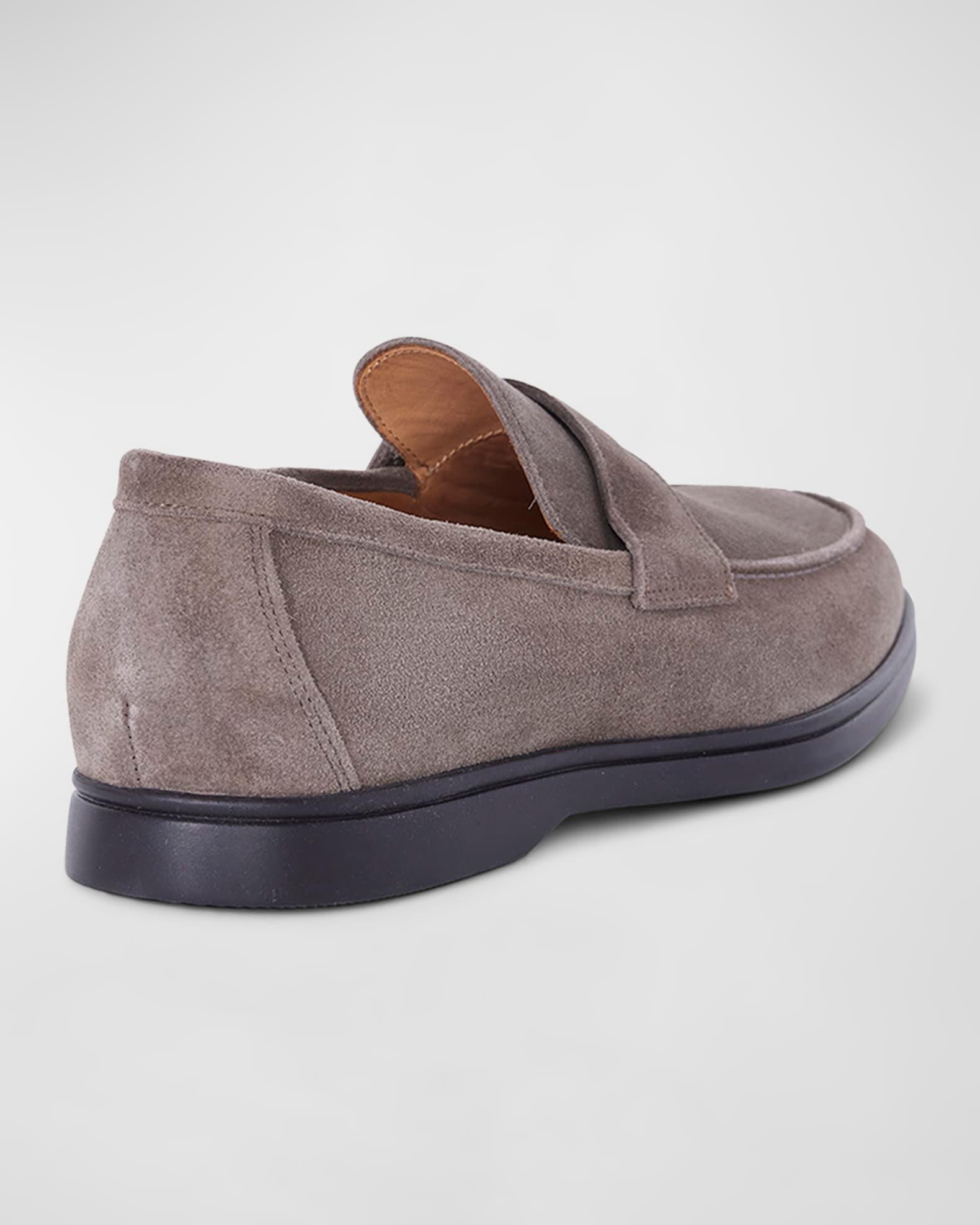 Men's Hugo Suede Penny Loafers Product Image
