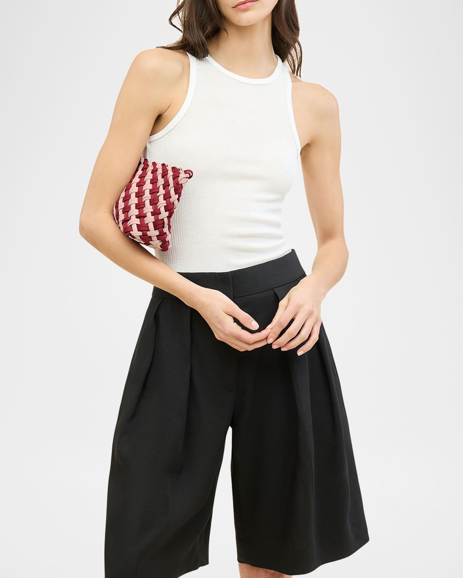 Gigi Small Woven Clutch Bag Product Image