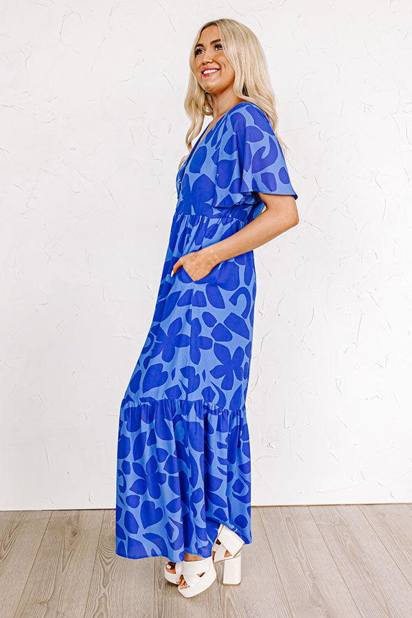 Sailboat Soiree Maxi in Royal Blue Product Image