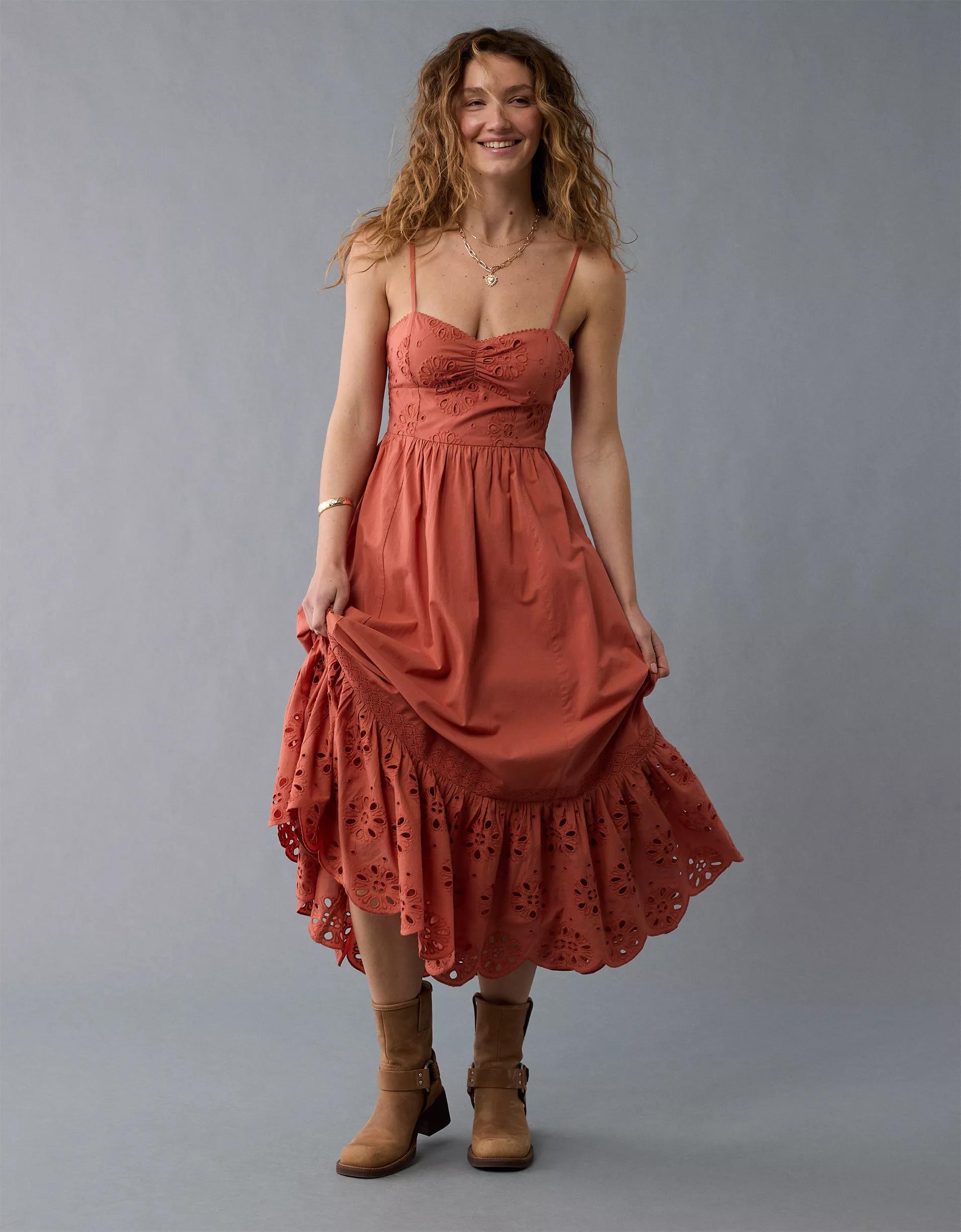 AE Catie Corset Midi Dress Product Image