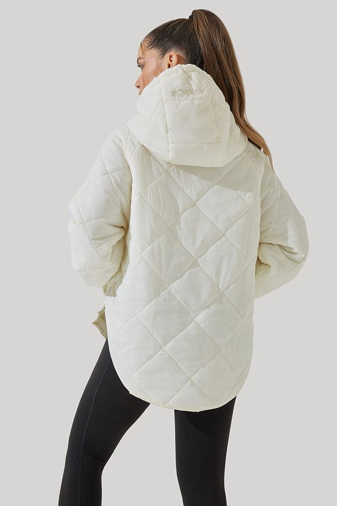 Pillow Packable Puffer Jacket - Coconut Cream Product Image