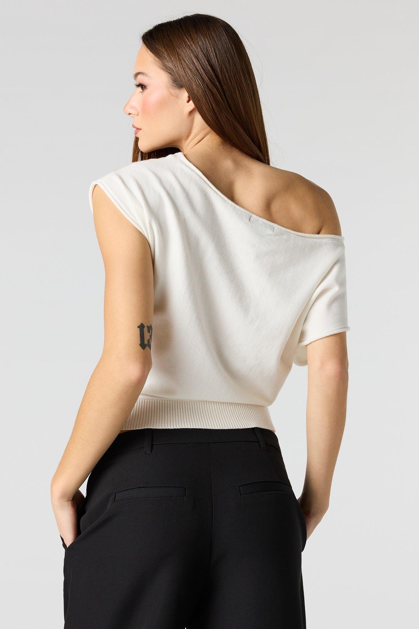 Dolman Short Sleeve Knit Top Female Product Image