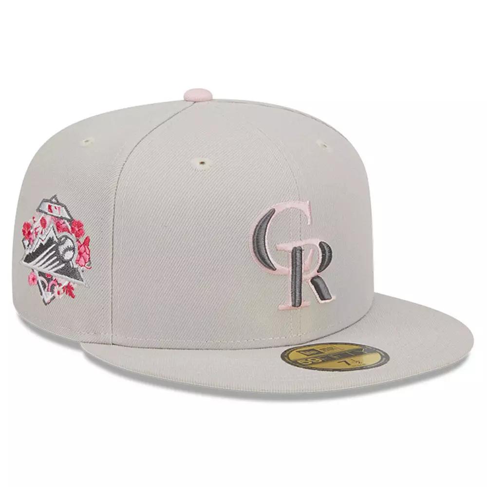Men's New Era  Khaki Colorado Rockies 2023 Mother's Day On-Field 59FIFTY Fitted Hat, Size: 8, Beig K Product Image