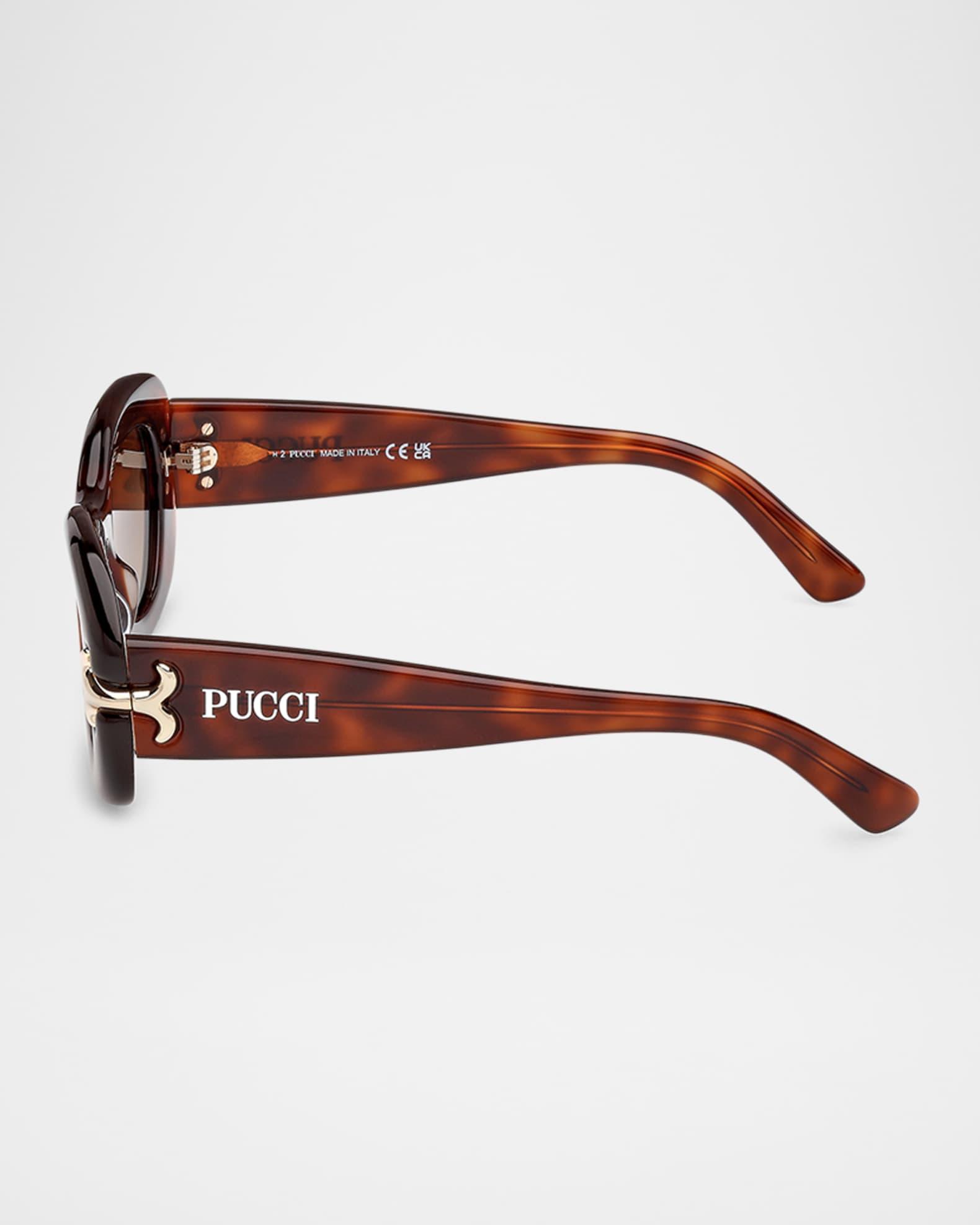 Filigree Acetate Round Sunglasses  Product Image