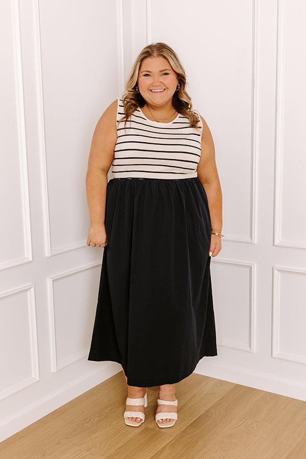 Santa Monica Pier Stripe Midi Curves Product Image