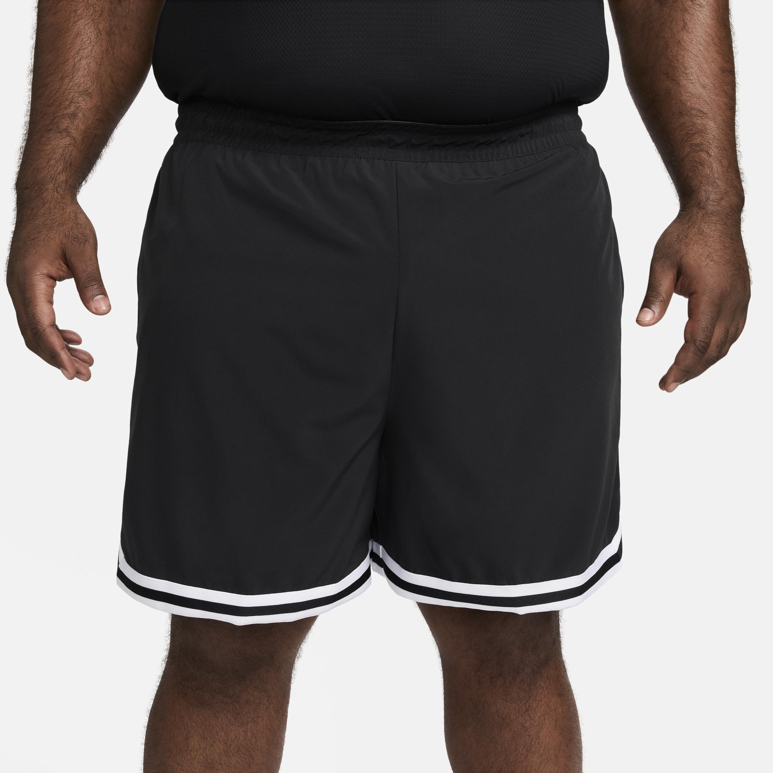 Nike Mens DNA Dri-FIT 6 UV Woven Basketball Shorts | FN2659-010 Product Image