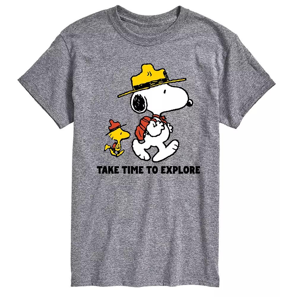 Big & Tall Peanuts Beagle Scouts Time To Explore Graphic Tee, Men's,  Product Image