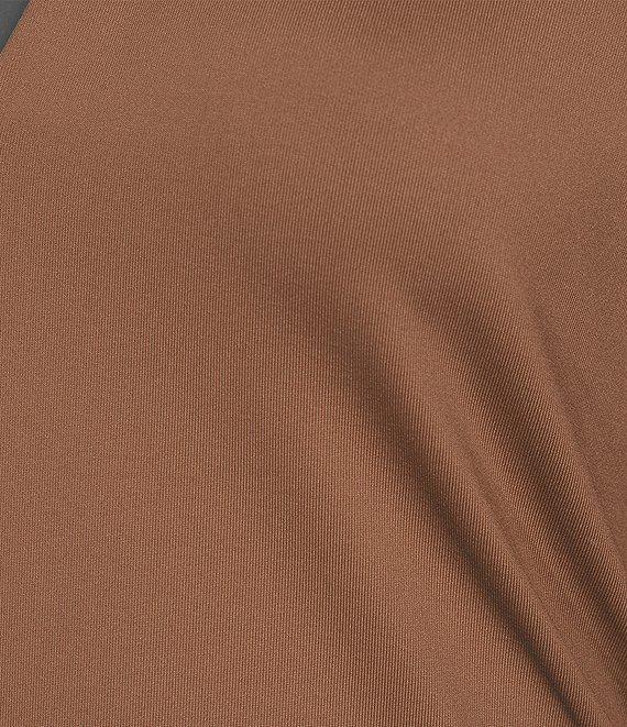 J.McLaughlin Aida Solid Catalina Cloth Collar Split V-Neck 3/4 Sleeve Top Product Image