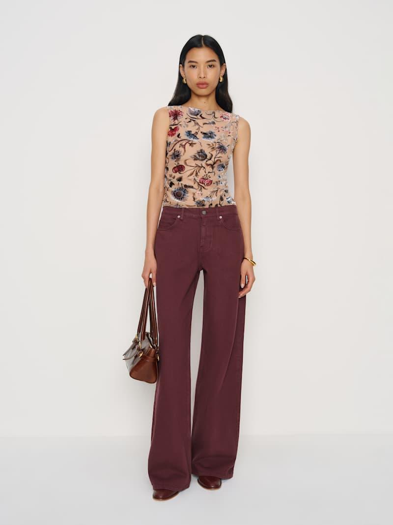 Cary Low Rise Slouchy Wide Leg Jeans Product Image