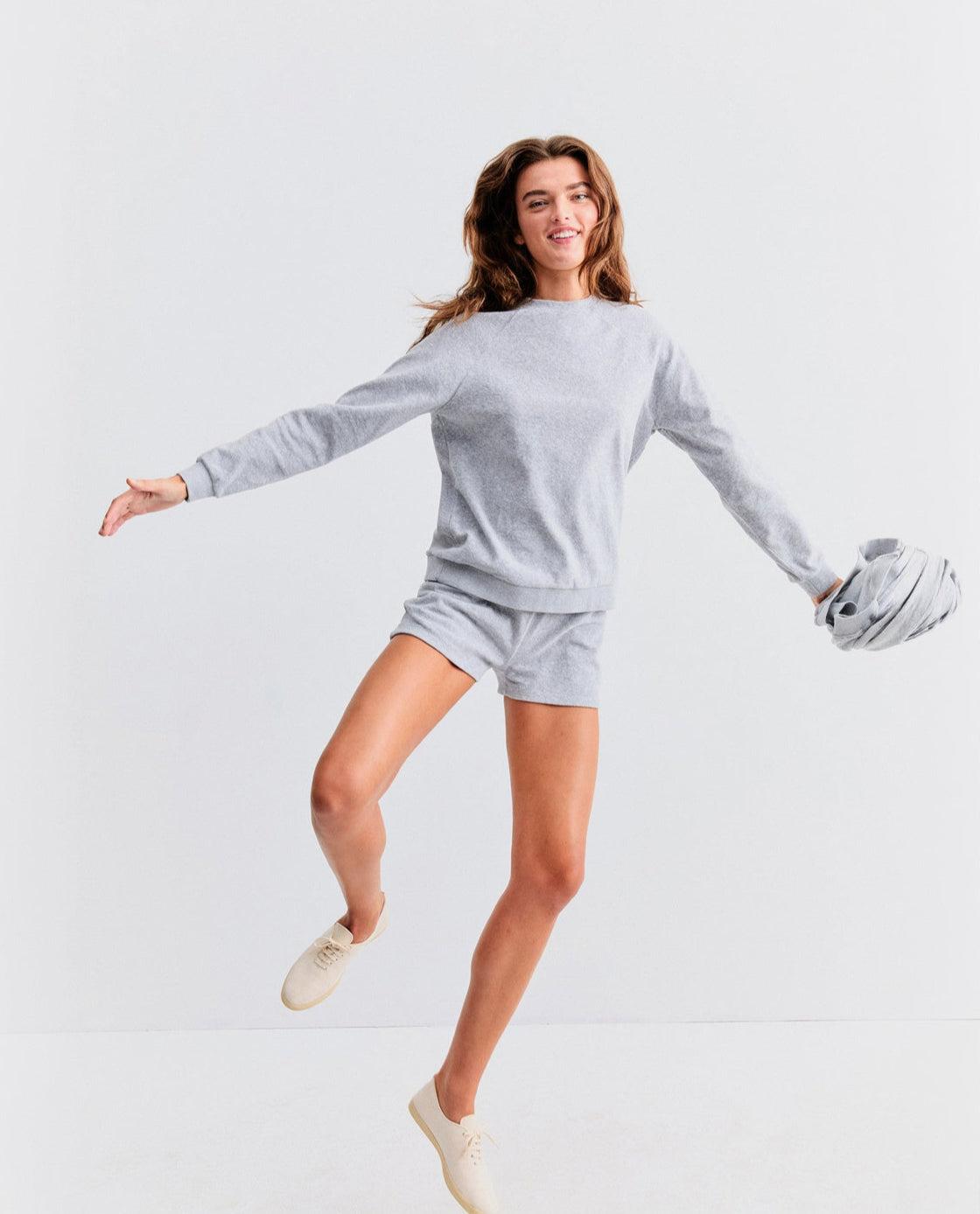 The Terry Franny - Heather Grey Female Product Image