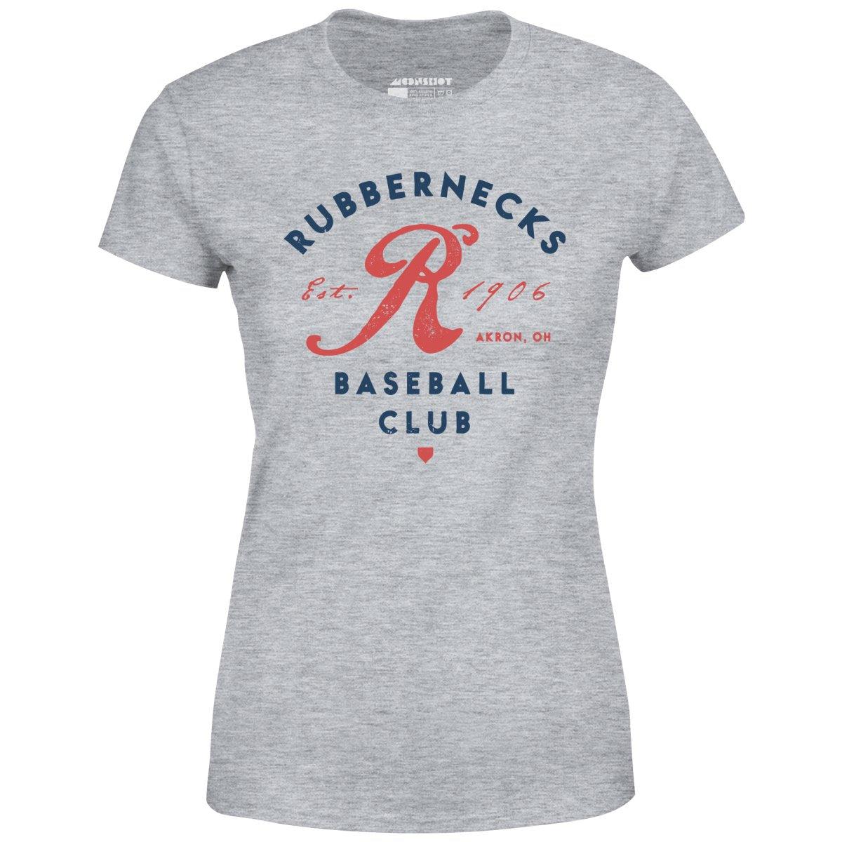 Akron Rubbernecks - Ohio - Vintage Defunct Baseball Teams - Women's T-Shirt Female Product Image