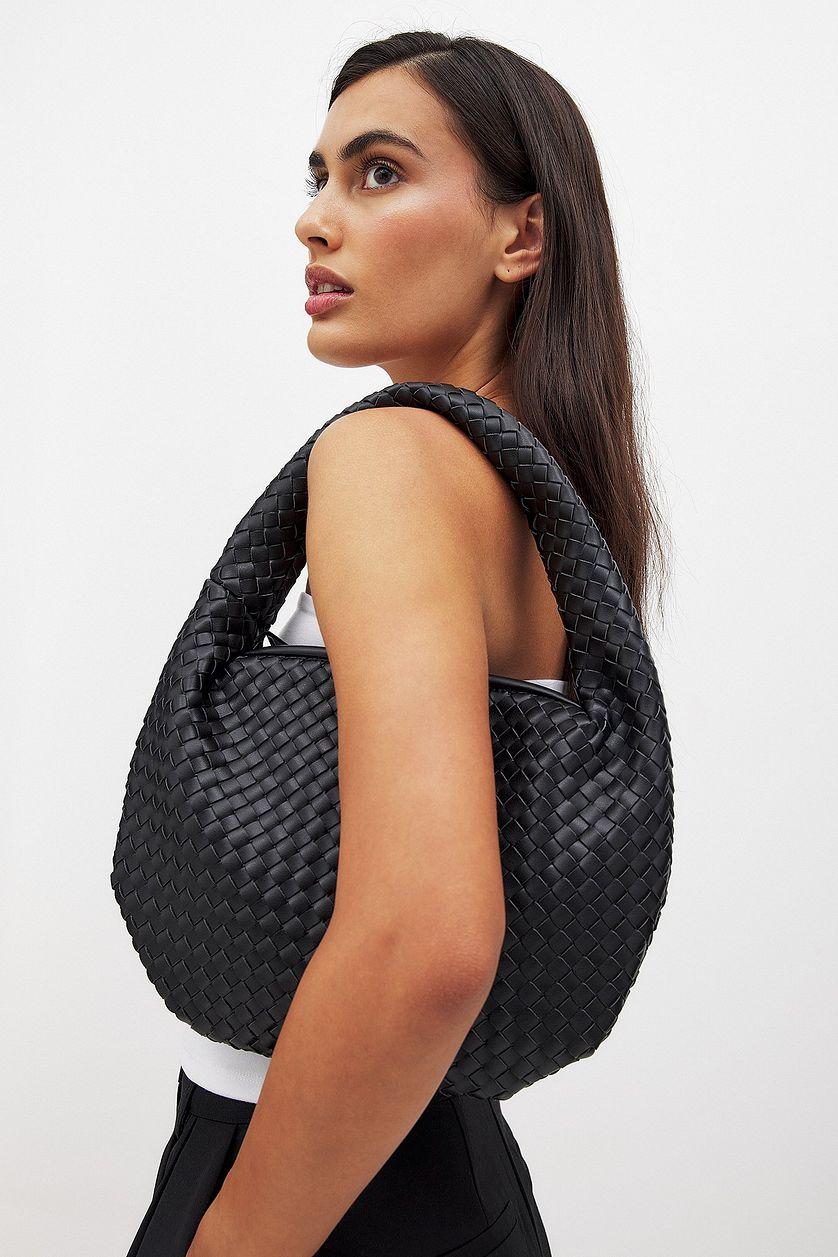Woven Rounded Shoulder Bag Product Image