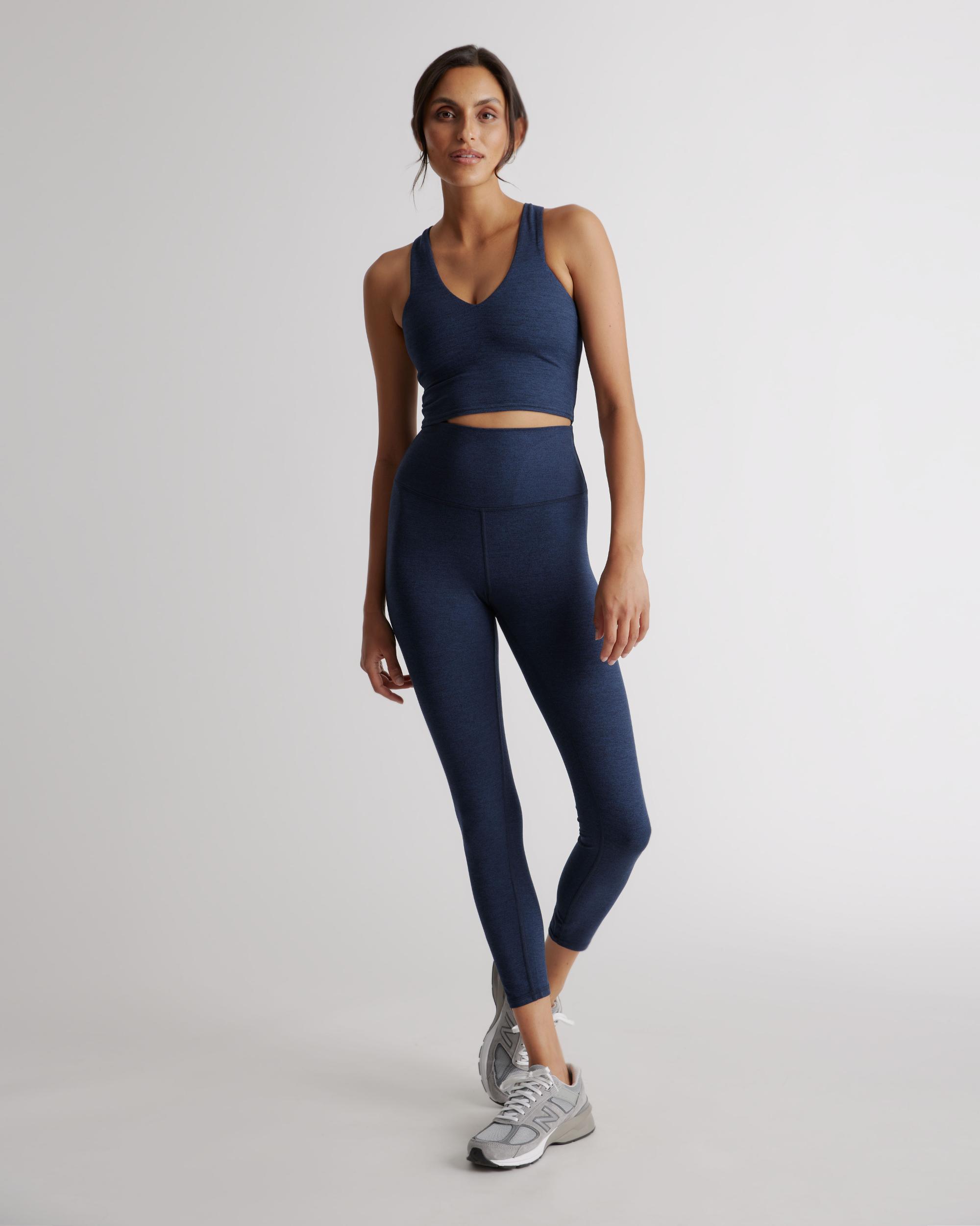 Quince | Women's Ultra-Soft V-Neck Cropped Tank Top Recycled Polyester Product Image