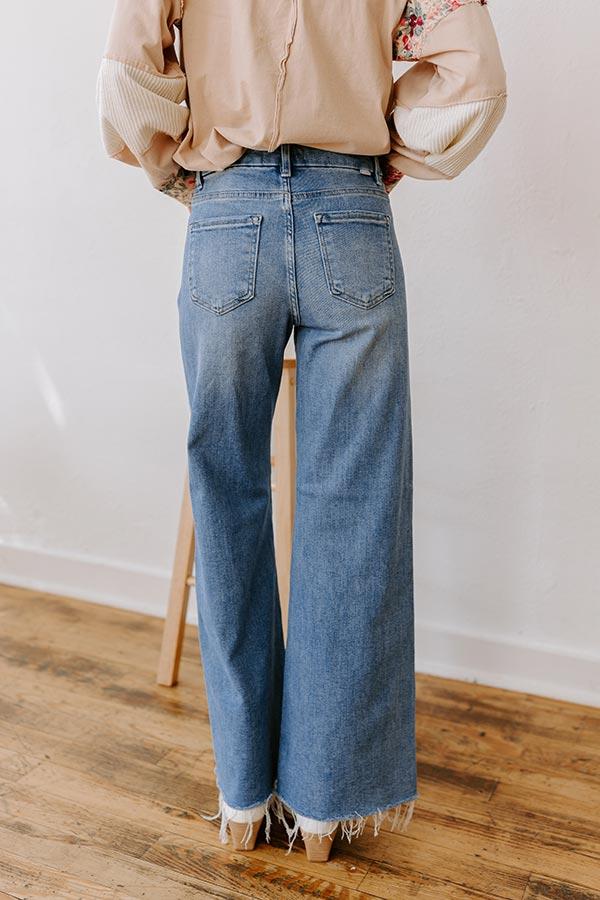 RISEN Addison High Waist Wide Leg Jean Product Image