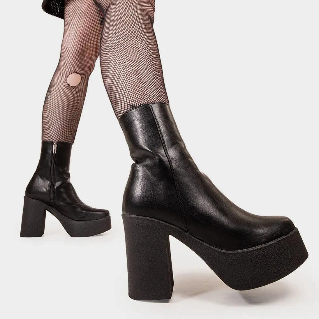 My Hero Platform Ankle Boots Product Image
