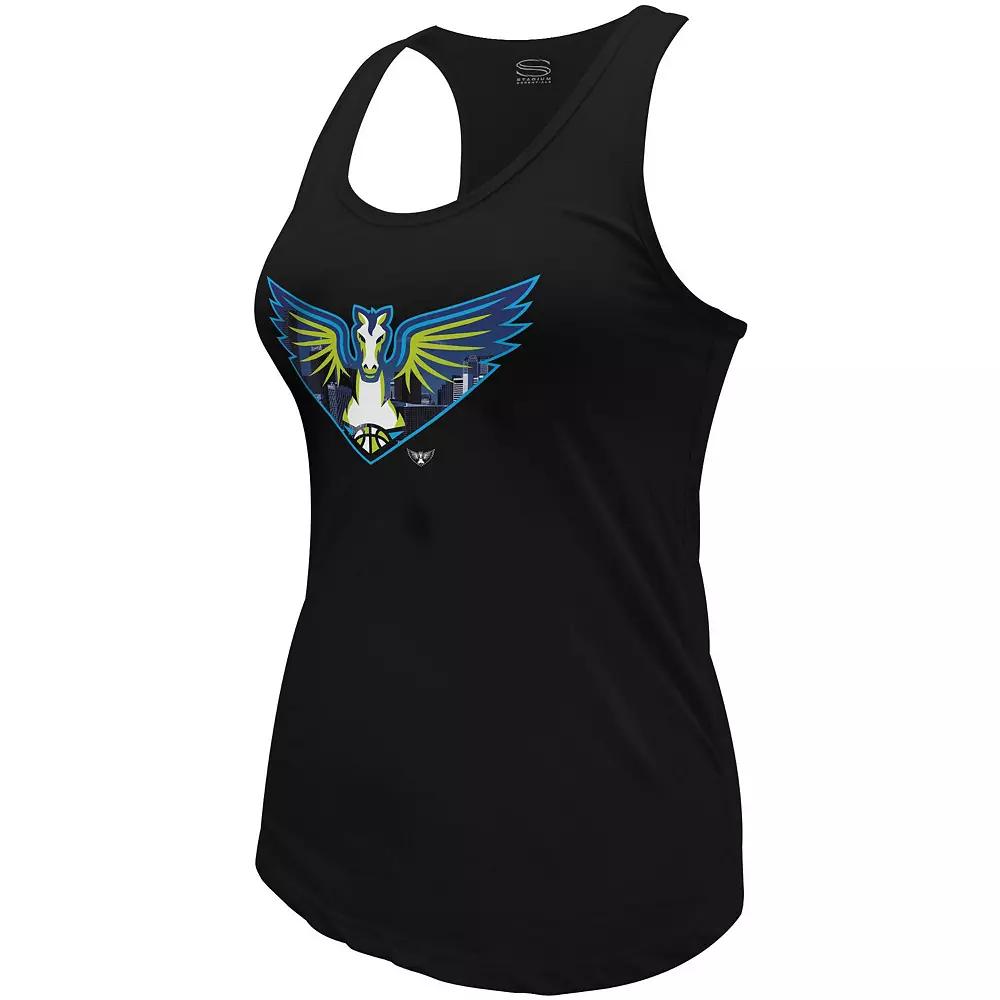 Women's Stadium Essentials Black Dallas Wings City View Tank Top,  Product Image