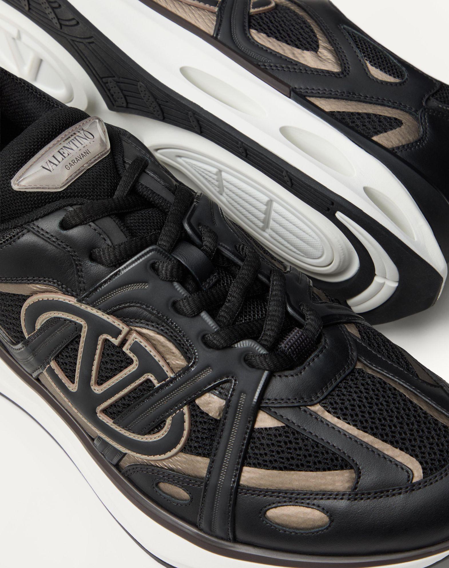 Vlogo Easyjog Low-Top Sneaker In Calfskin And Fabric Product Image