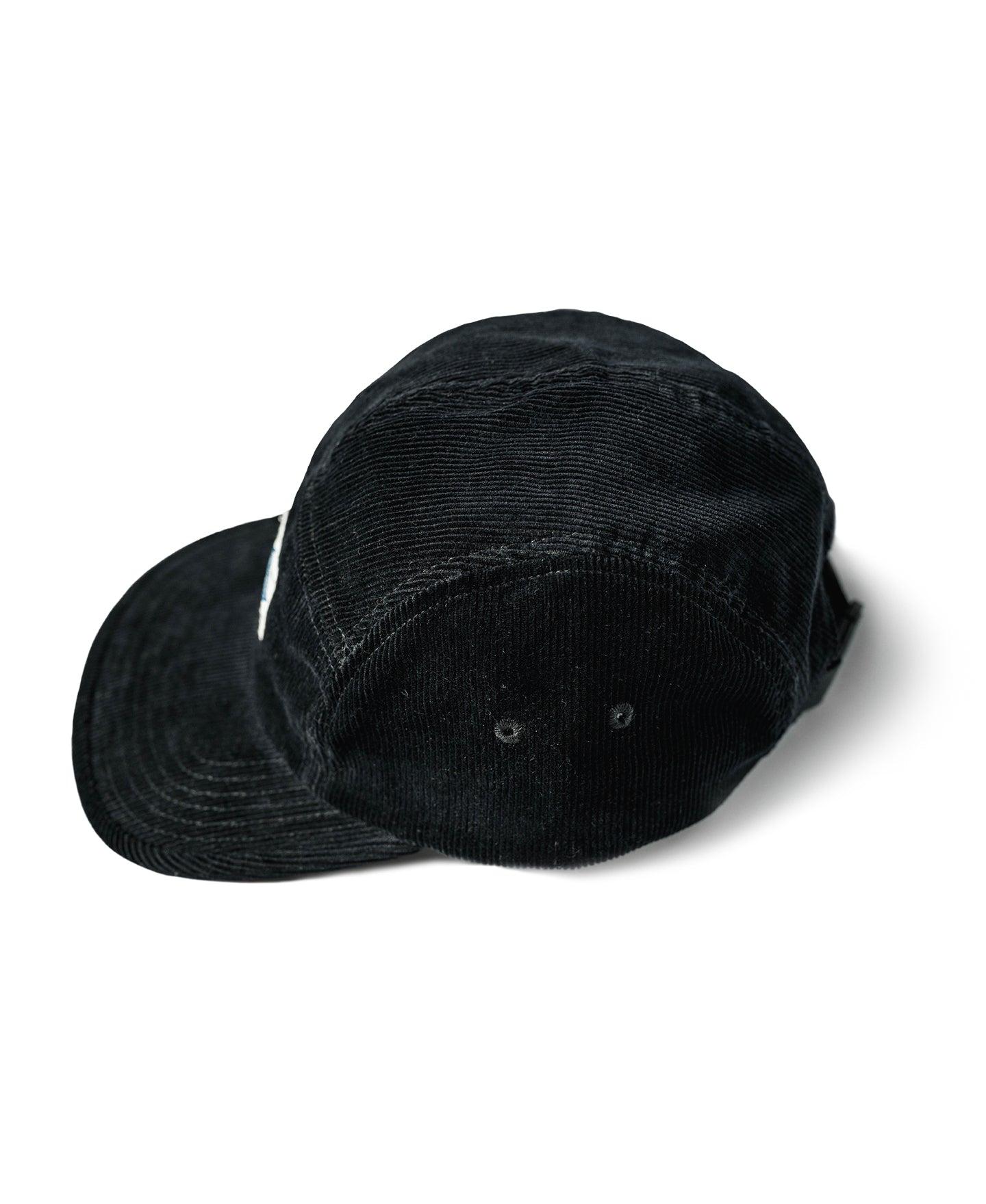 12.5 oz Corduroy 5 Panel Cap - Black Product Image