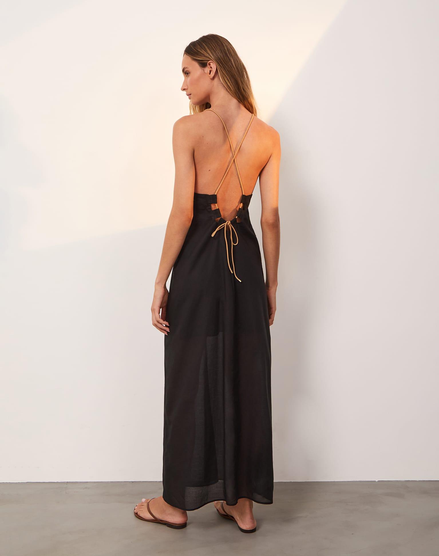 Zima Long Cover Up - Black Product Image