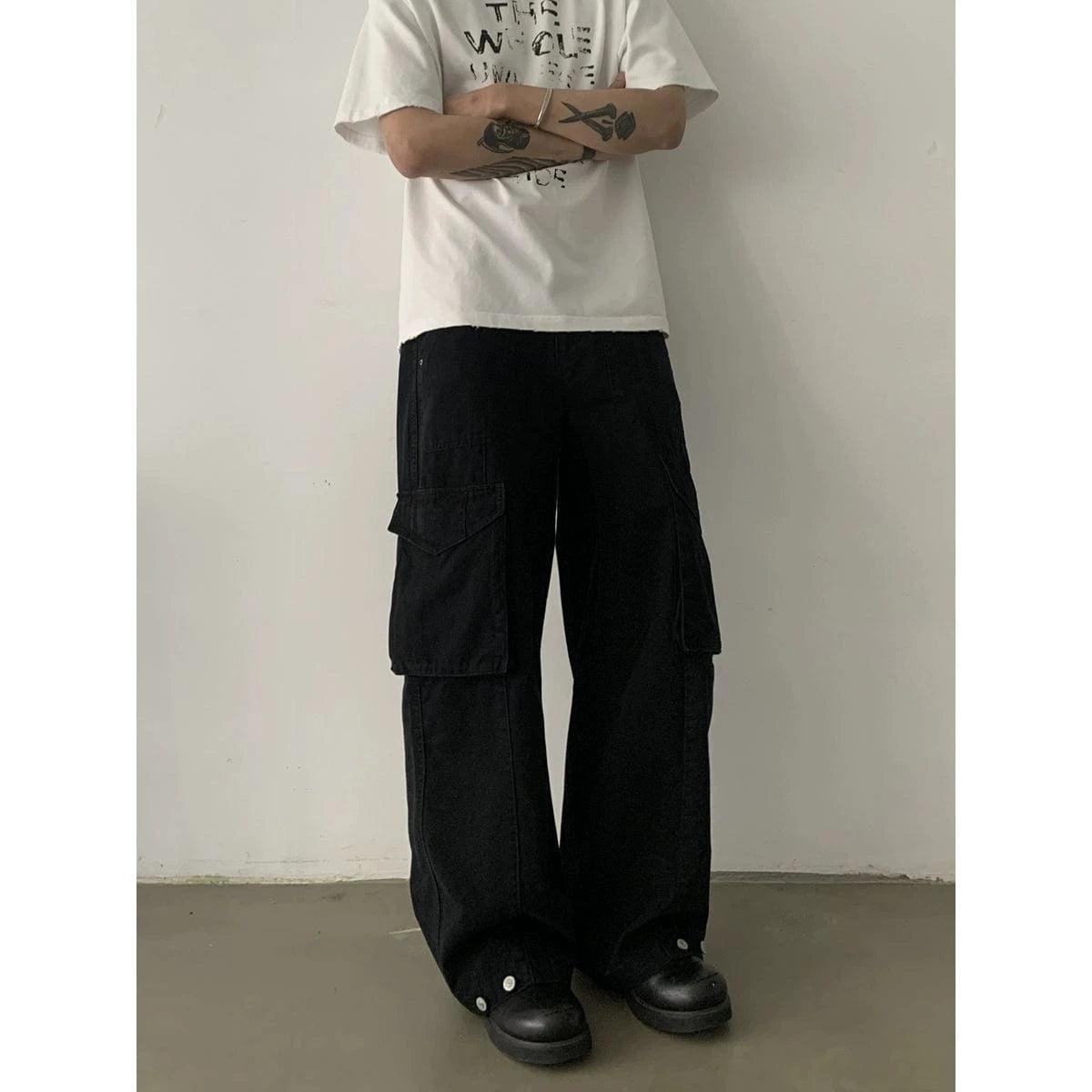 RT No. 18842 STRAIGHT CARGO PANTS Product Image