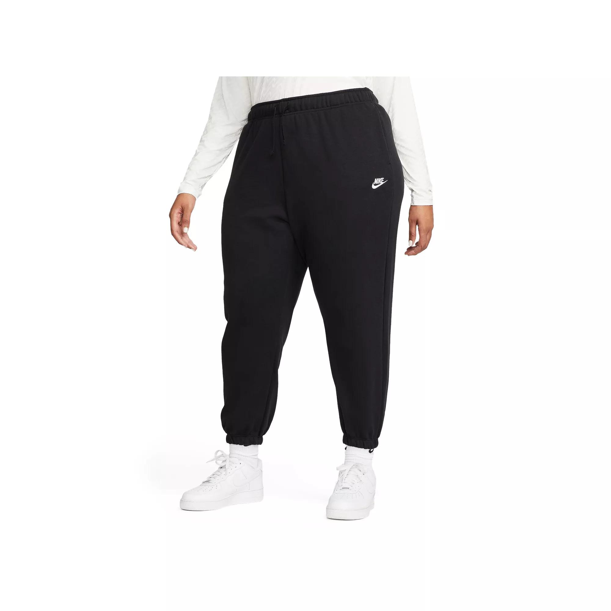 Women's Nike Sportswear Club Fleece Mid-Rise Oversized Sweatpants (Plus Size) Product Image