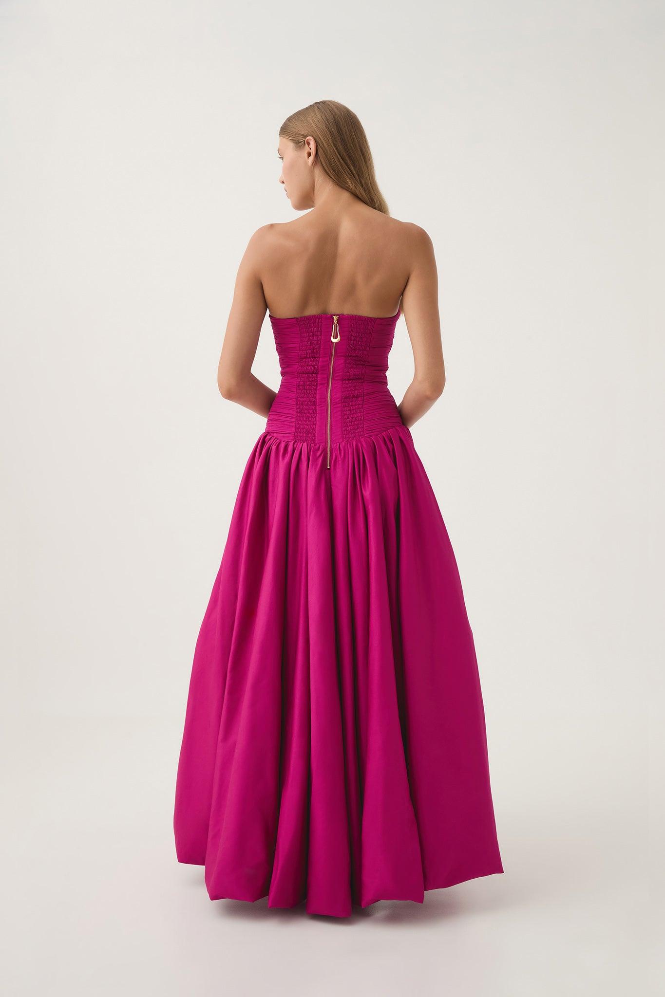 Violette Bubble Hem Maxi Dress Product Image