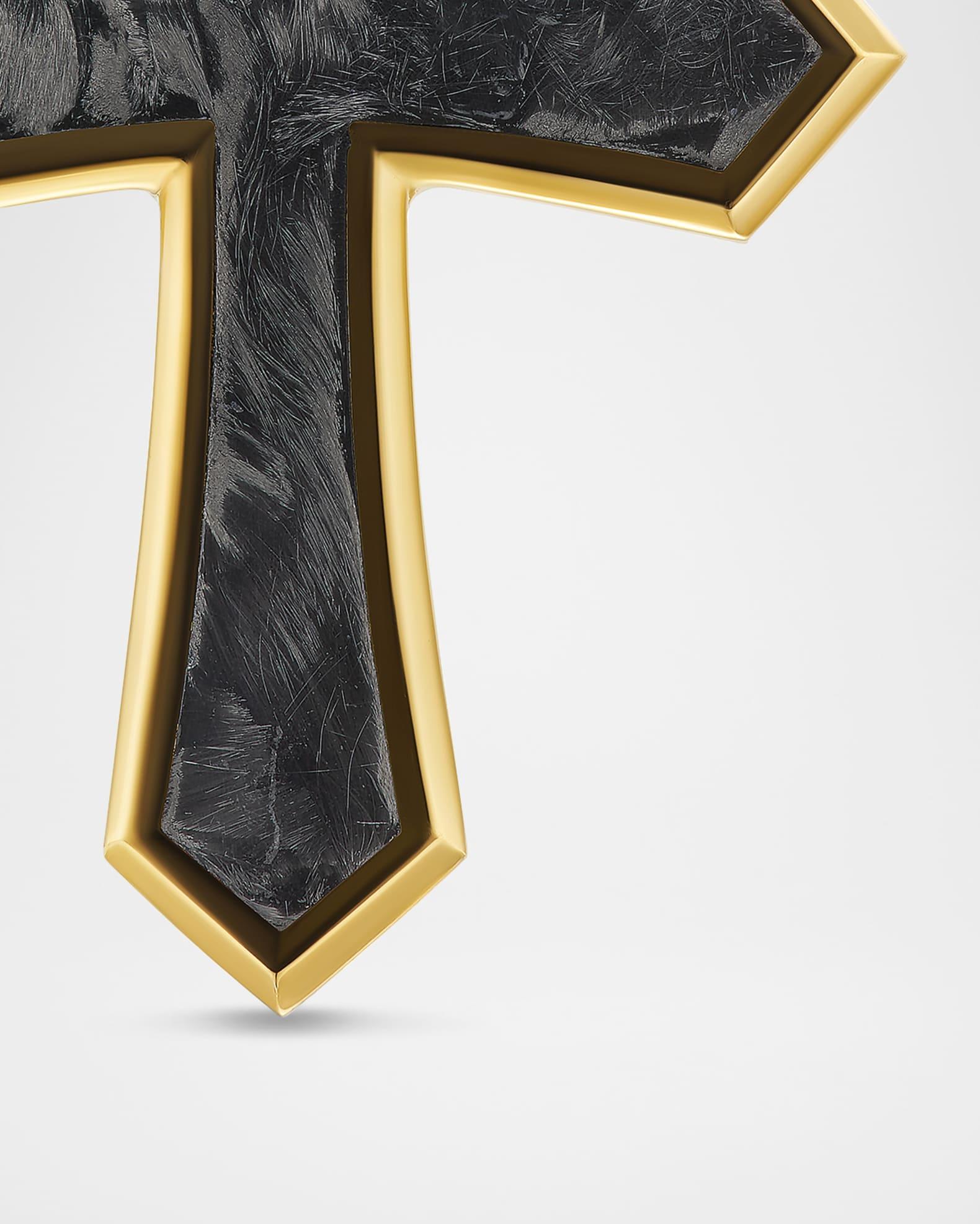 DY Mercer Triple Ring Earrings with Diamonds in 18K Gold, 35mm Product Image