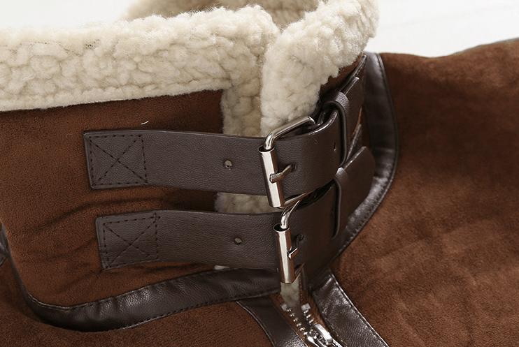 RT No. 6346 SUEDE FLEECE STAND COLLAR JK Product Image