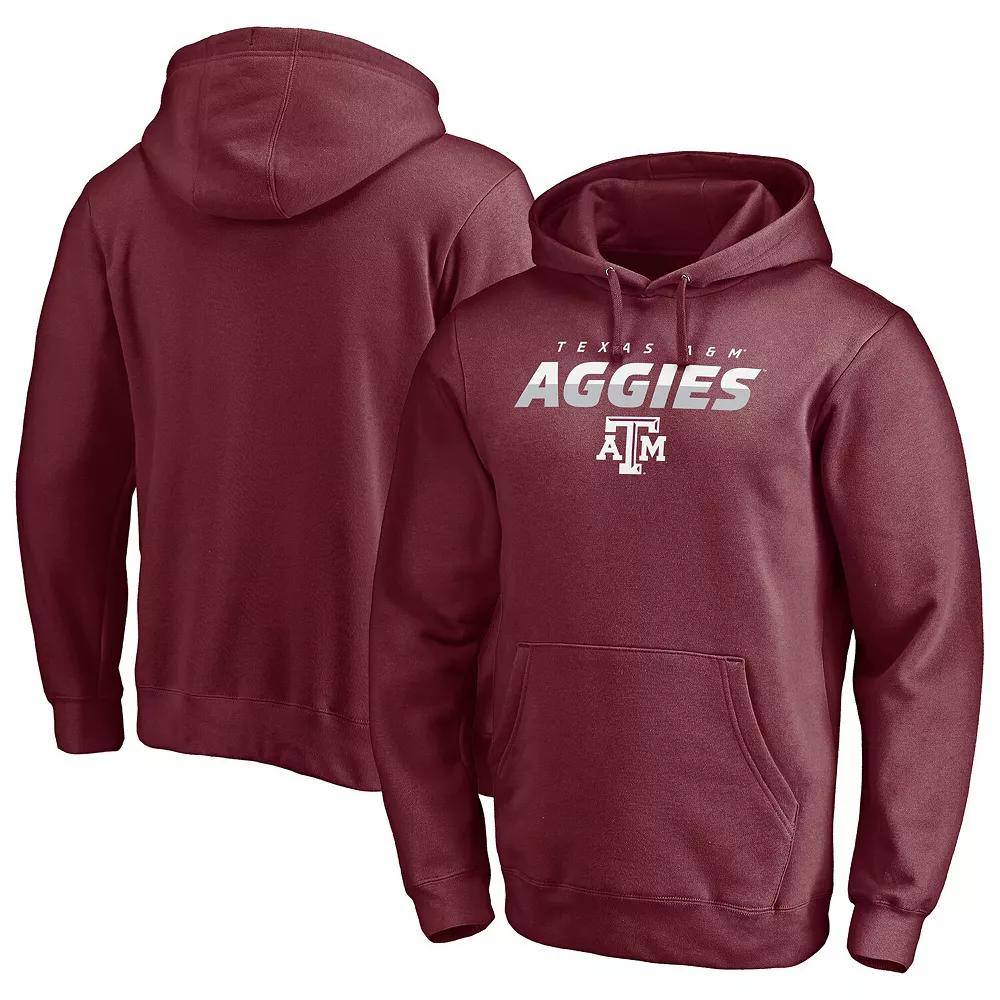 Men's Fanatics Maroon Texas A&M Aggies Block Party Elevate Play Fleece Pullover Hoodie,  Product Image