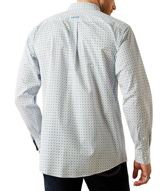 Ariat Classic Fit Long Sleeve Printed Wrinkle Free Woven Shirt Product Image