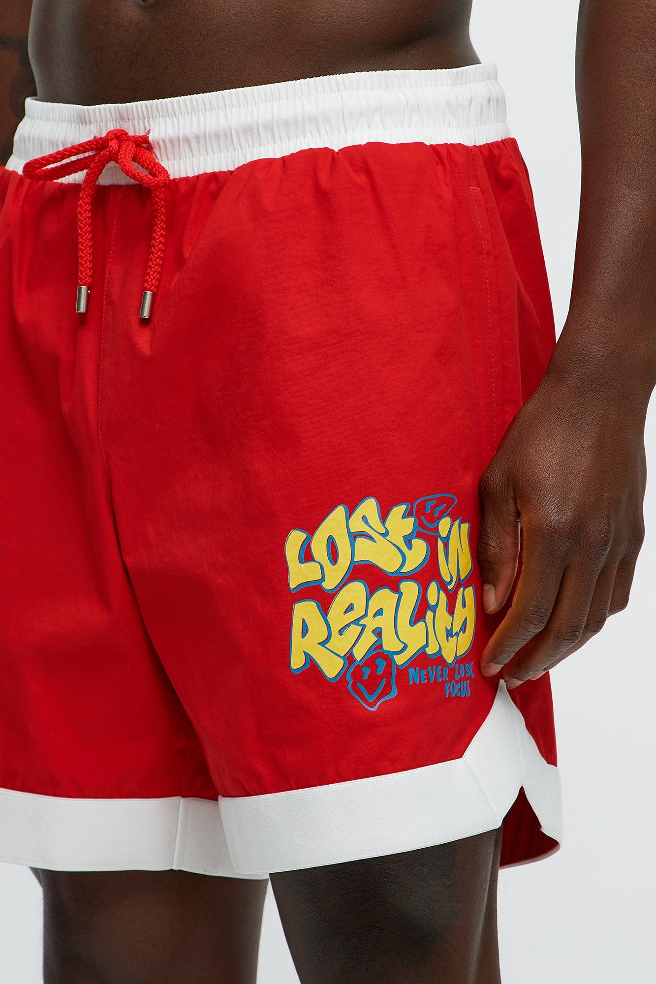 Agile Taping Swim Classic Trunk - Red Product Image