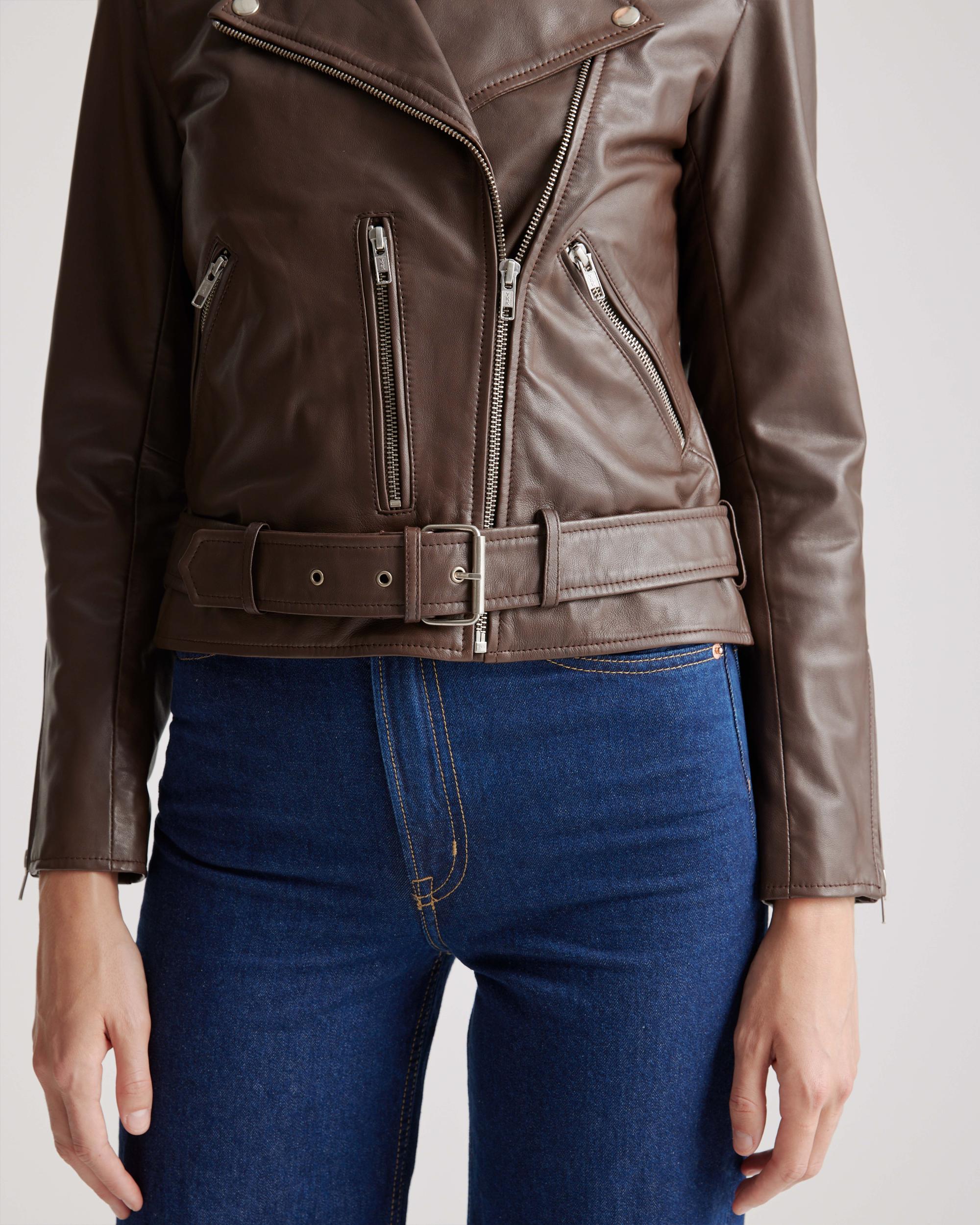 Quince | Women's Motorcycle Jacket Leather Product Image