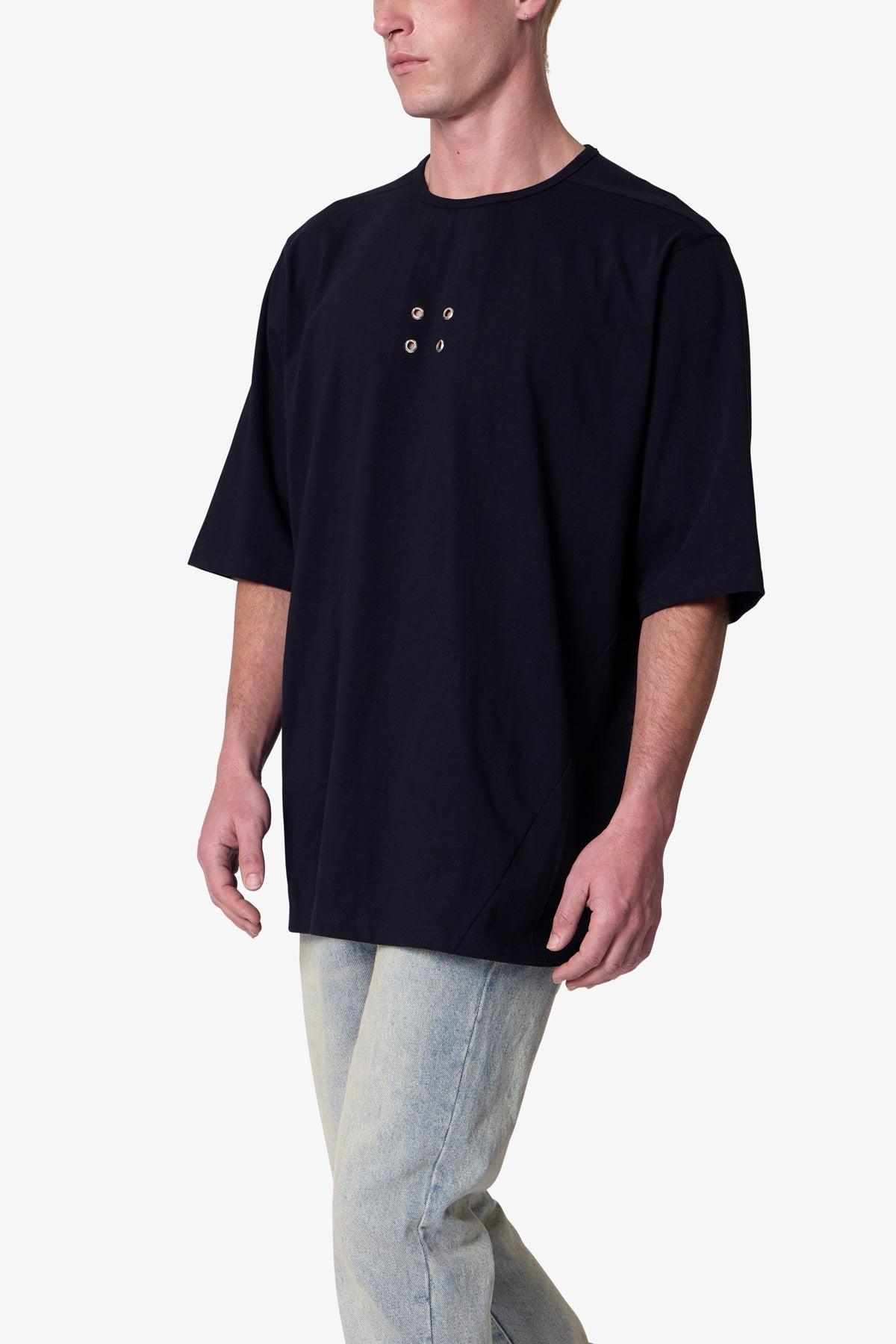 4 Eyelets Tee - Black Product Image