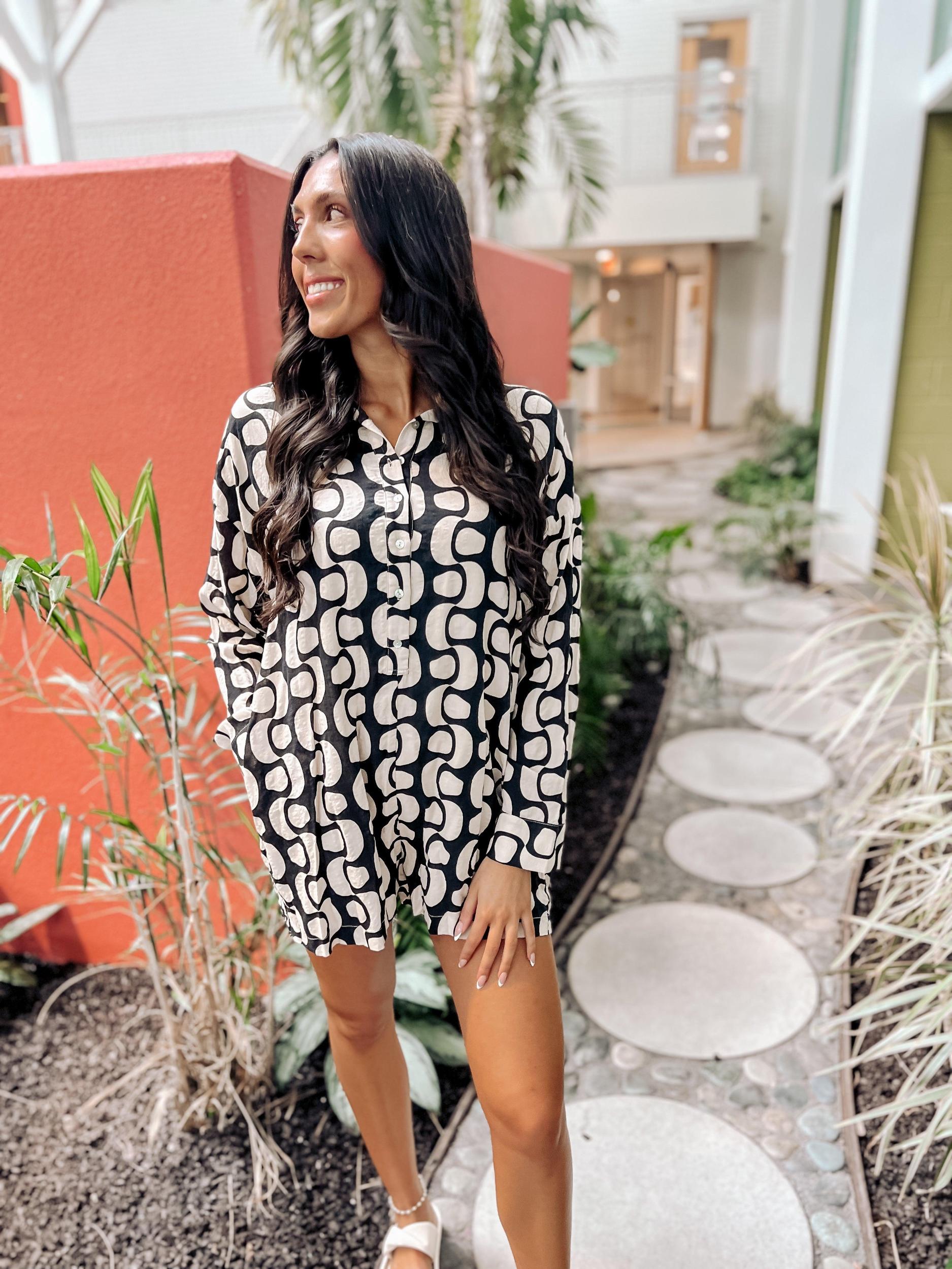 Jane Button Down Romper Product Image