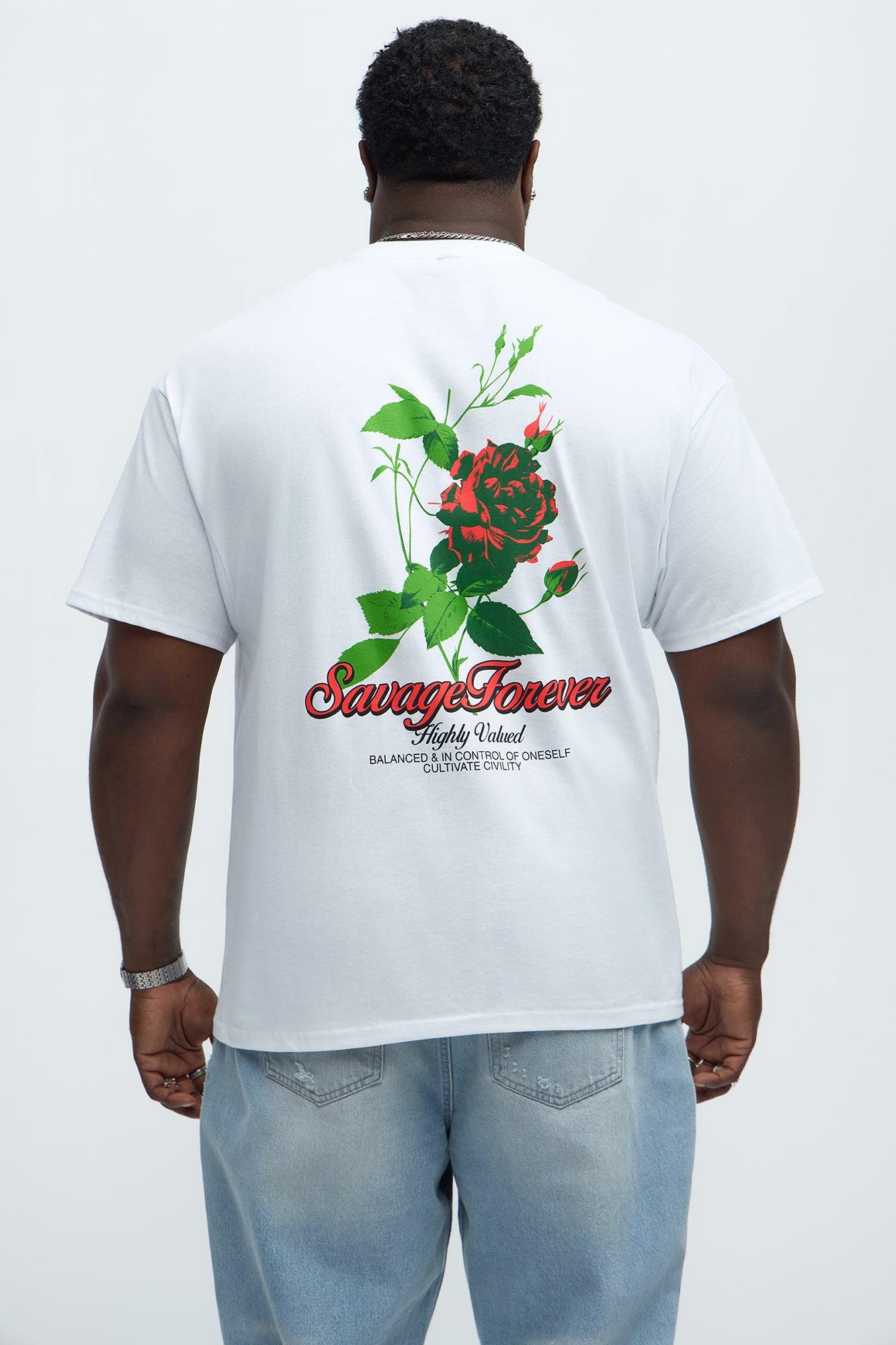 Savage Forever Highly Valuable Short Sleeve Tee - White Product Image