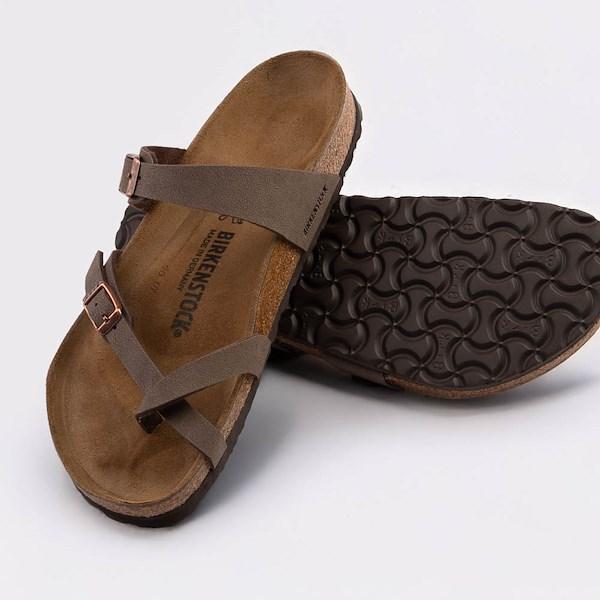 Womens Birkenstock Mayari Slide Sandal - Mocha Product Image
