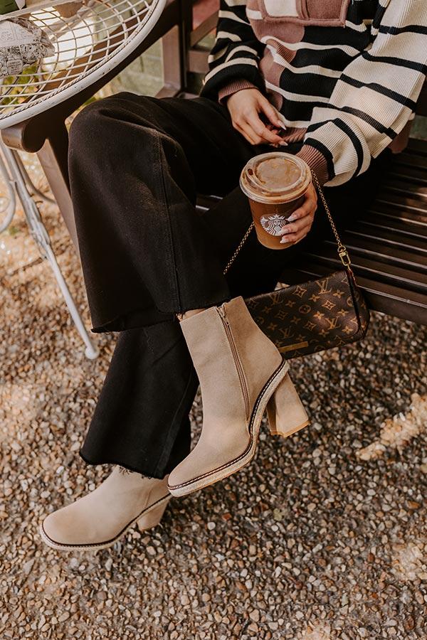 The Adalynn Faux Suede Bootie Product Image