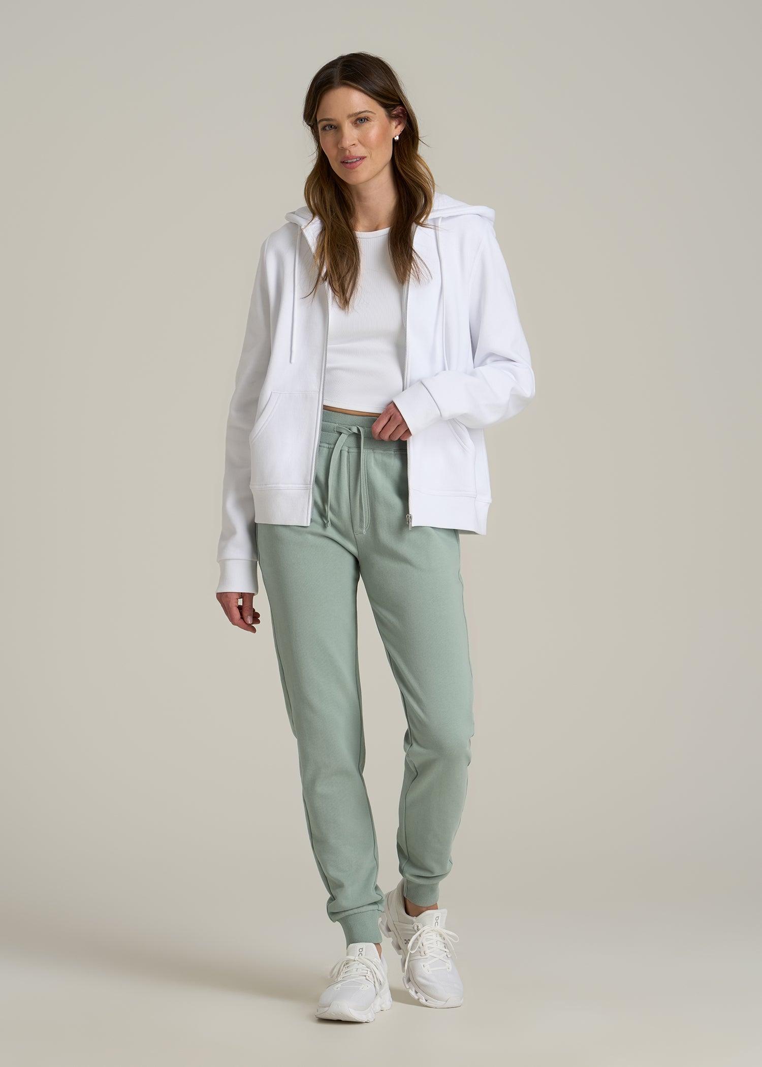 Wearever 2.0 French Terry Joggers for Tall Women in Seagrass Product Image