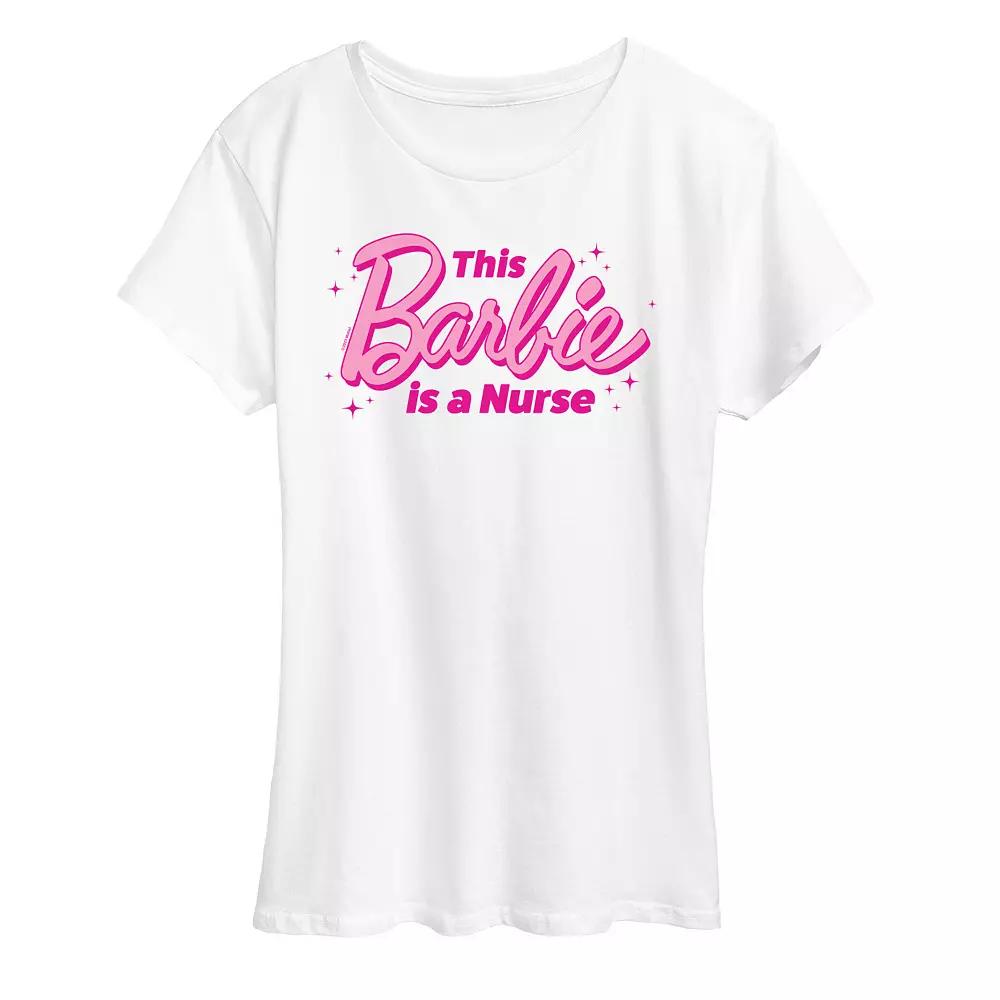 Women's Barbie® This Barbie Is A Nurse Graphic Tee, Girl's,  Product Image