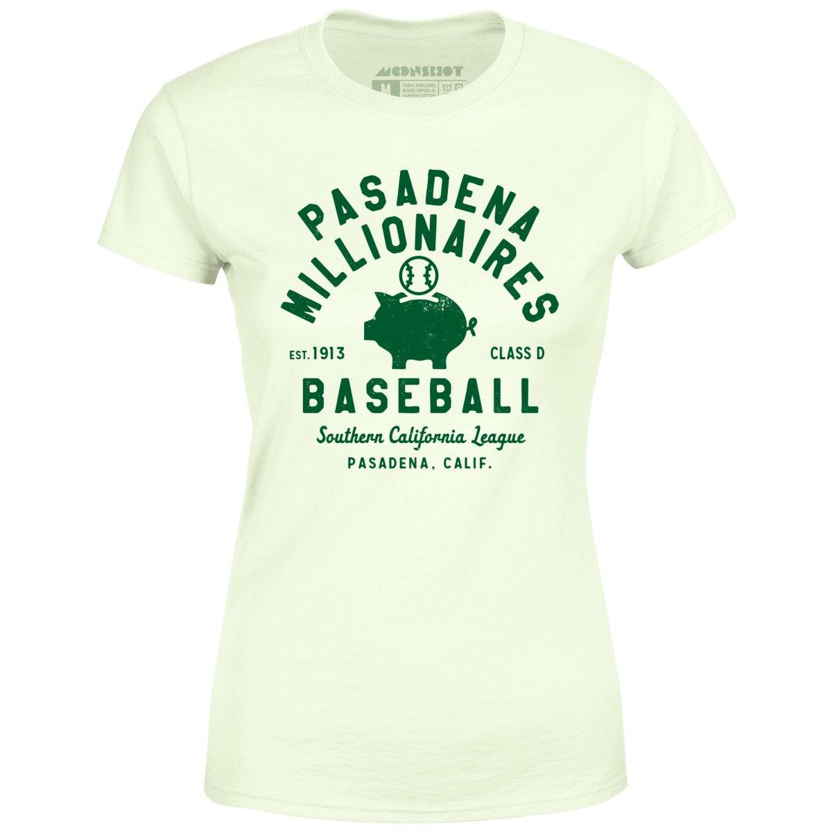 Pasadena Millionaires - California - Vintage Defunct Baseball Teams - Women's T-Shirt Female Product Image