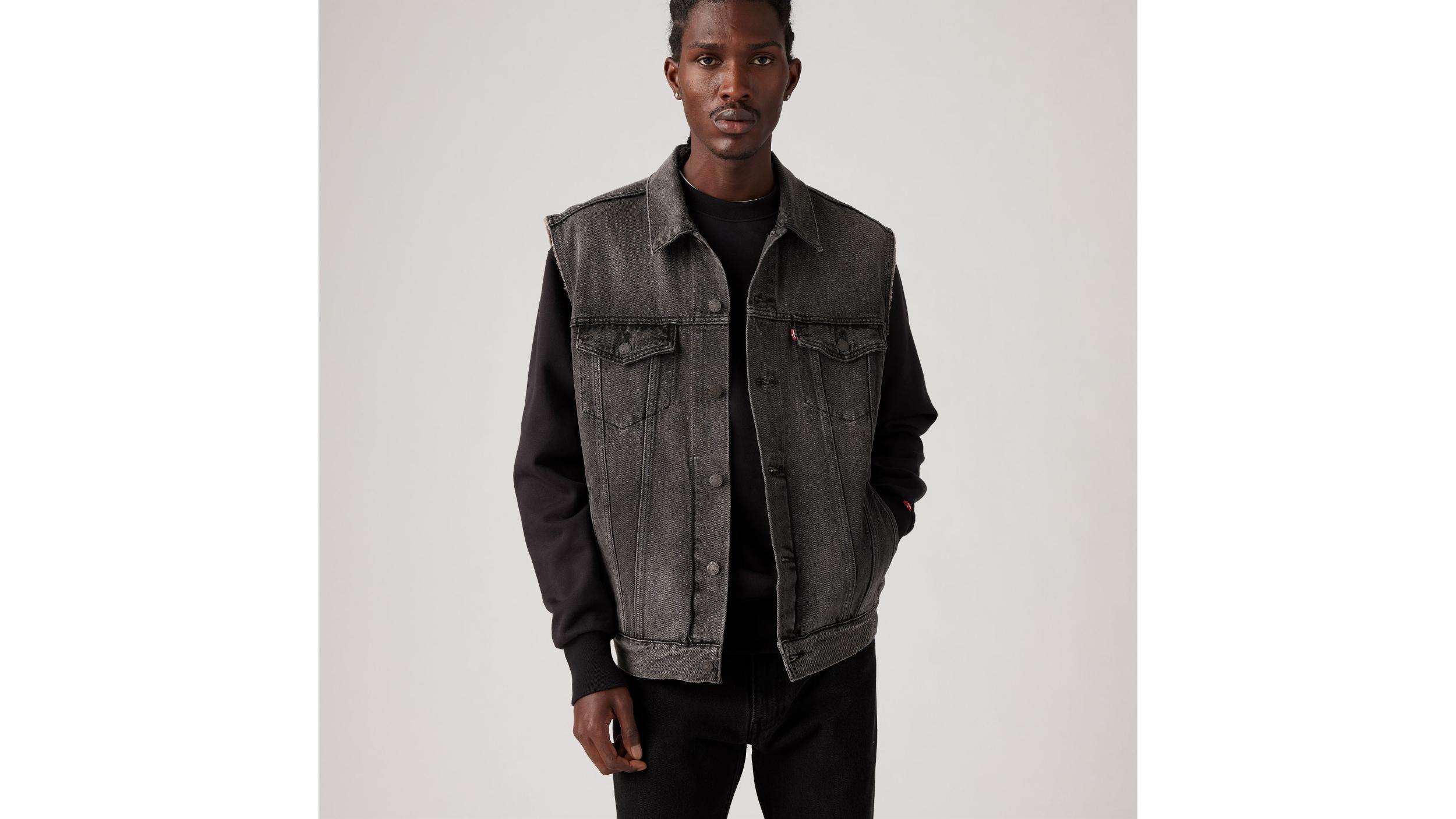 Relaxed Fit Trucker Vest Product Image