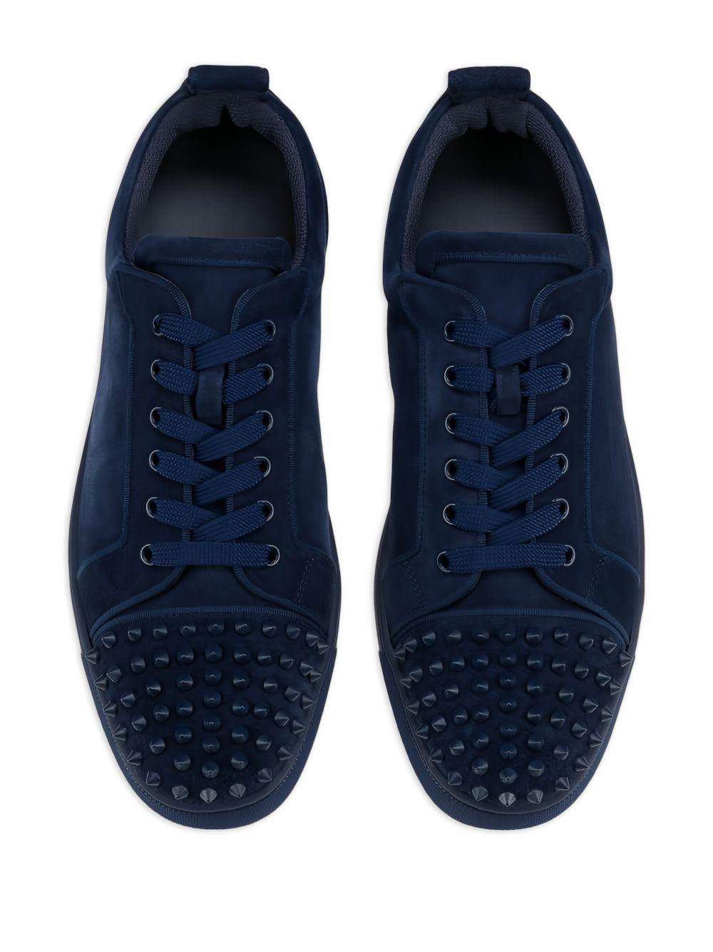 spike-embellished suede low-top sneakers Product Image