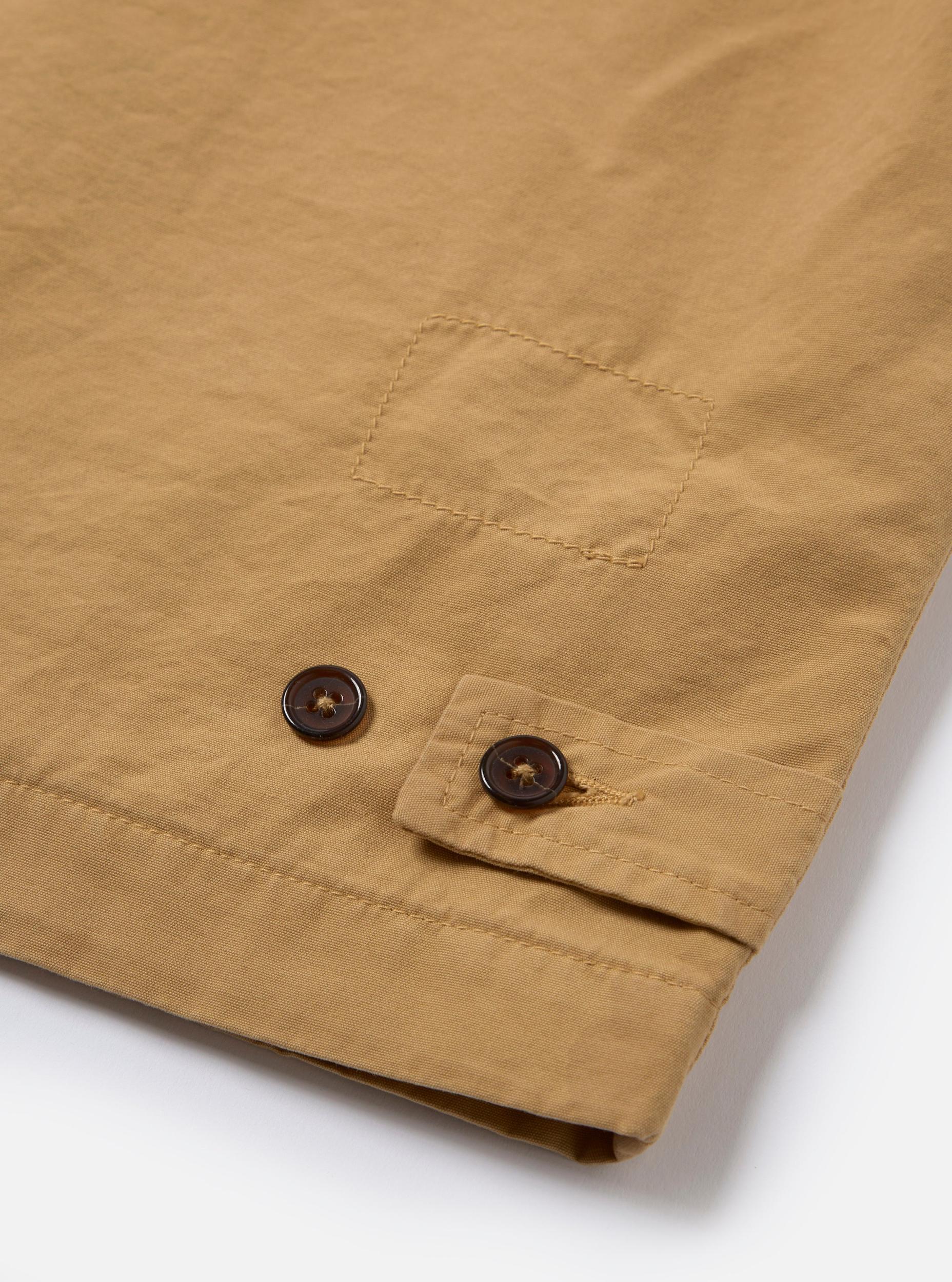 Dark Sand Summer Canvas Windcheater Jacket Product Image