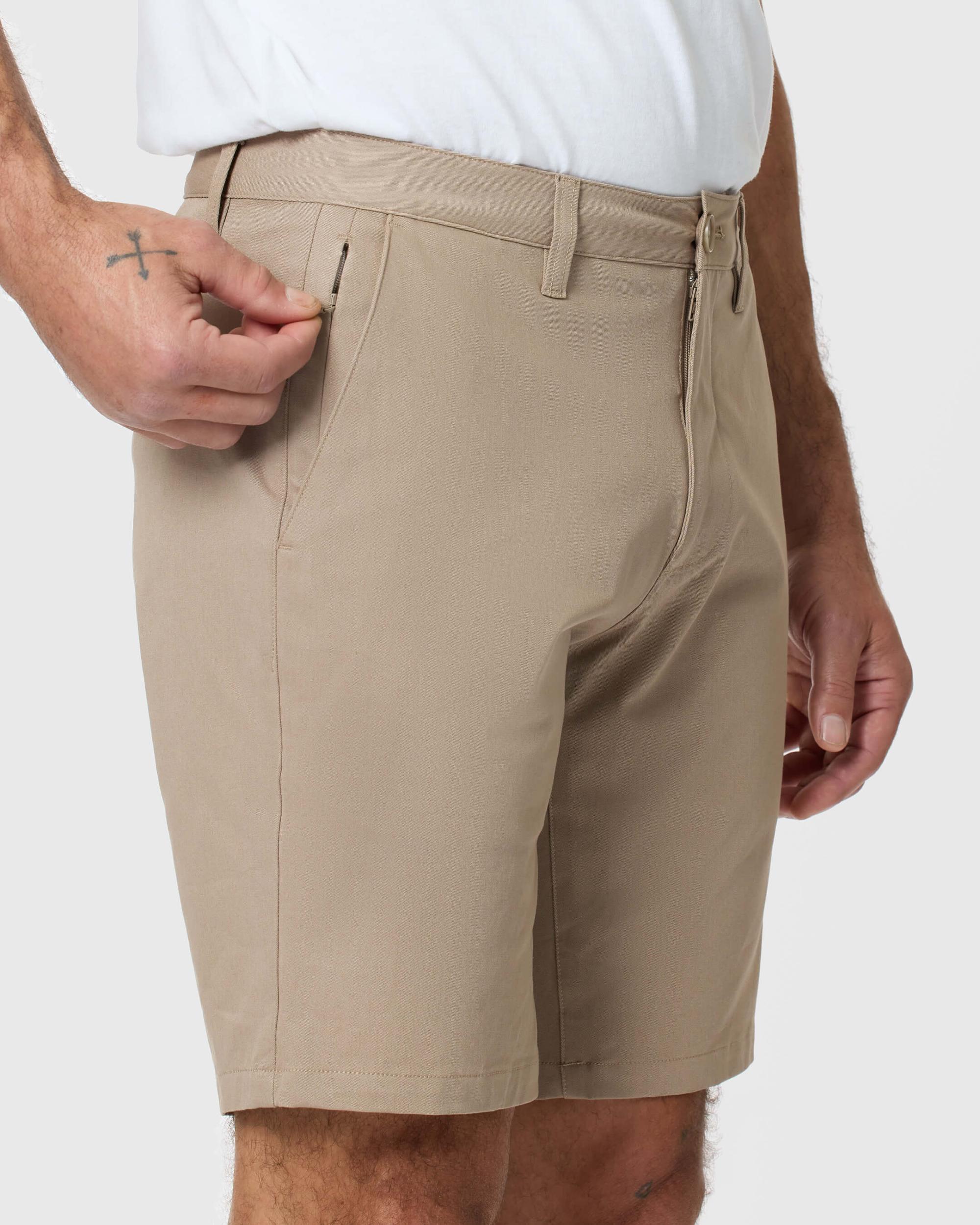 9" Khaki Classic Twill Shorts Product Image
