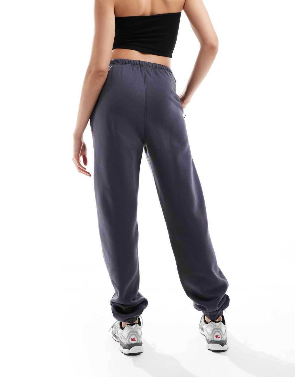 Kaiia Tall cuffed sweatpants in dark gray Product Image