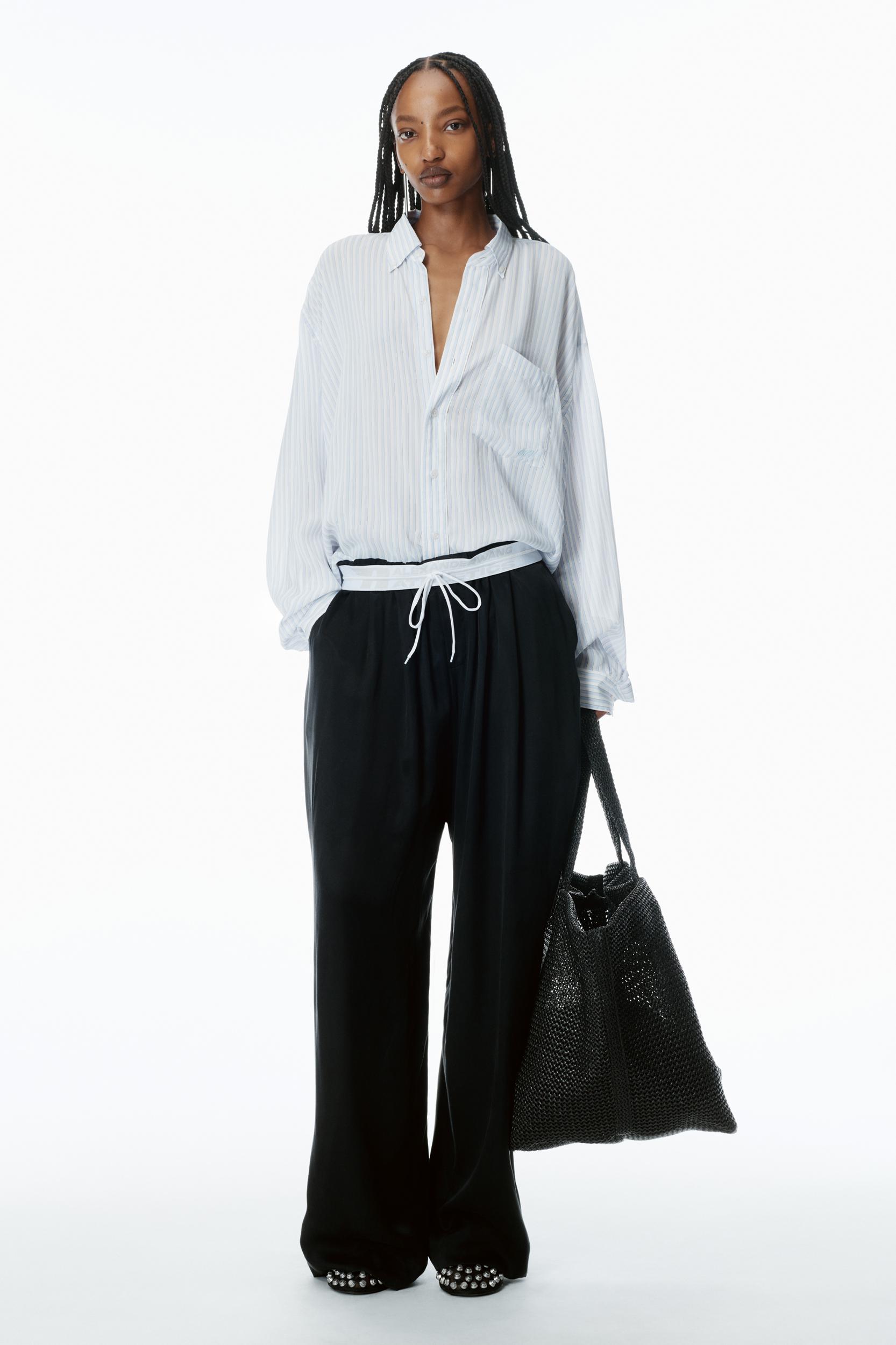 Punch Xl Tote Bag In Raffia Product Image