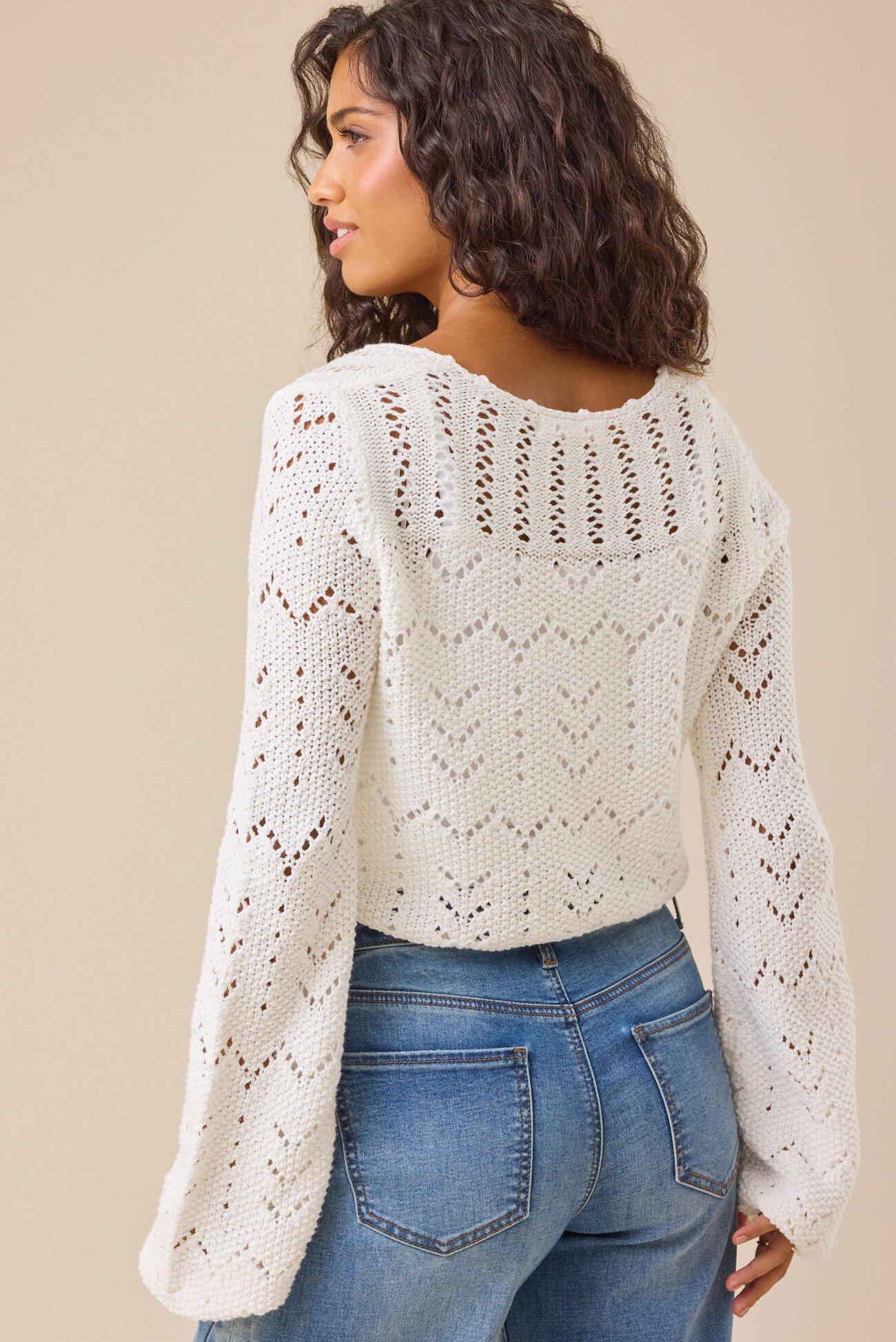 Mollie Pointelle Shrug Product Image