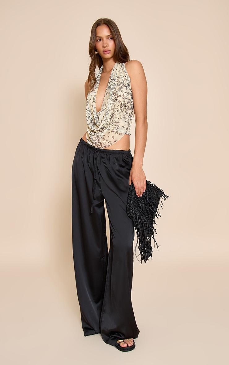 Stone Bandana Printed Halter Neck Top Product Image